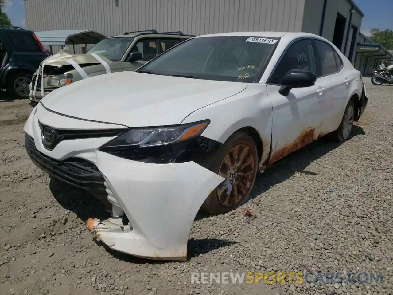 2 Photograph of a damaged car 4T1B11HK2KU768099 TOYOTA CAMRY 2019