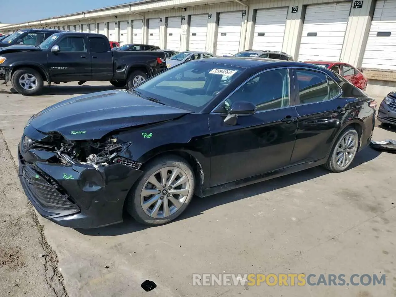 1 Photograph of a damaged car 4T1B11HK2KU768751 TOYOTA CAMRY 2019