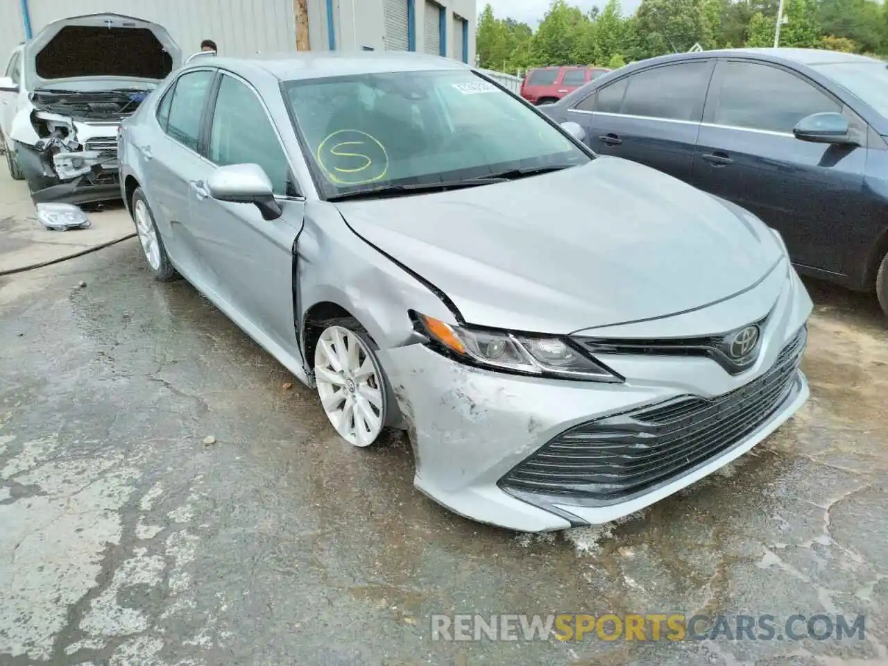 1 Photograph of a damaged car 4T1B11HK2KU771696 TOYOTA CAMRY 2019