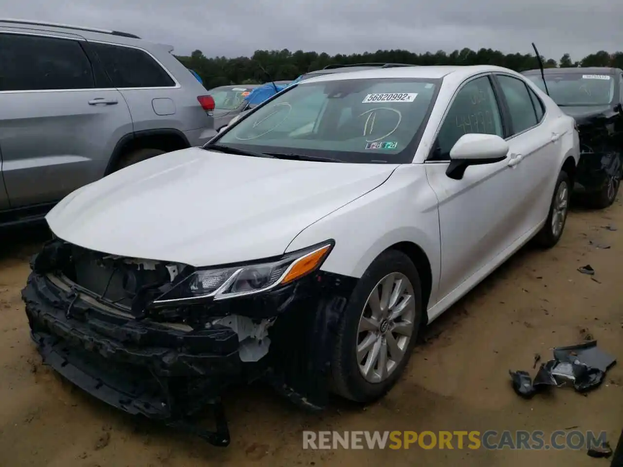 2 Photograph of a damaged car 4T1B11HK2KU785016 TOYOTA CAMRY 2019