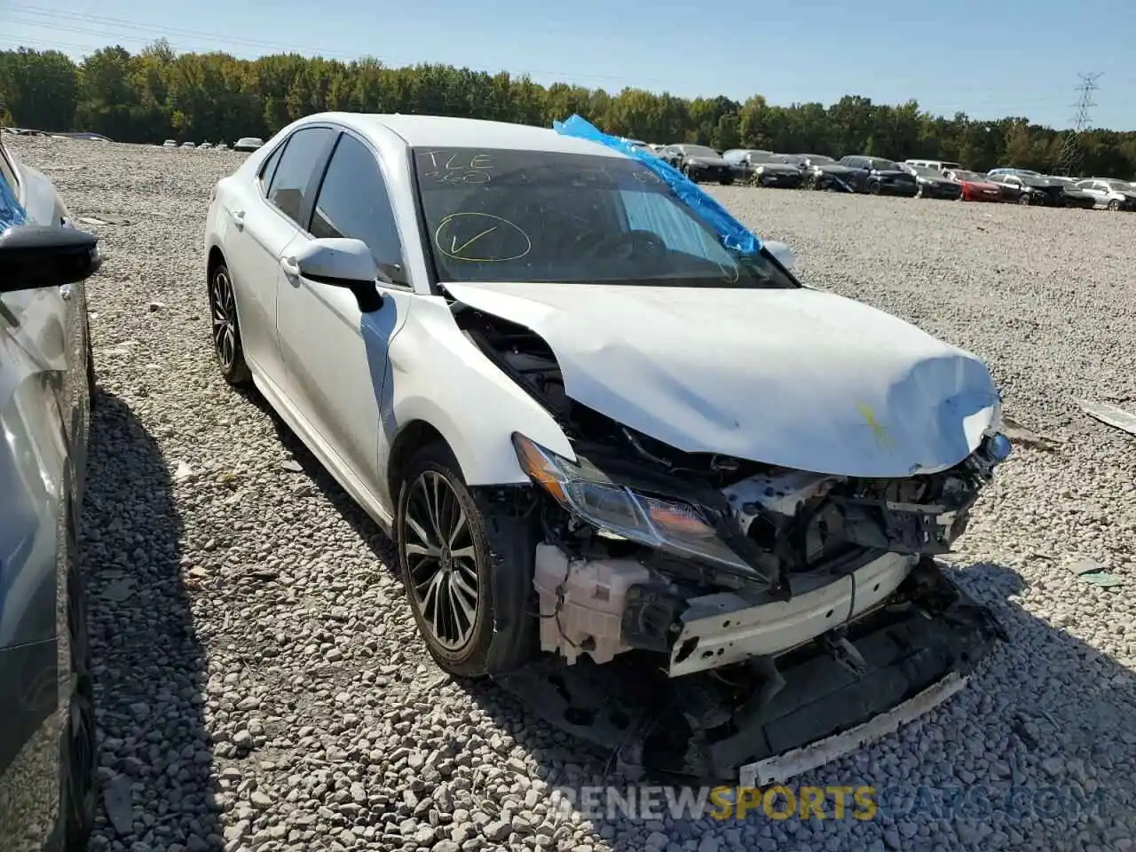 1 Photograph of a damaged car 4T1B11HK2KU791561 TOYOTA CAMRY 2019