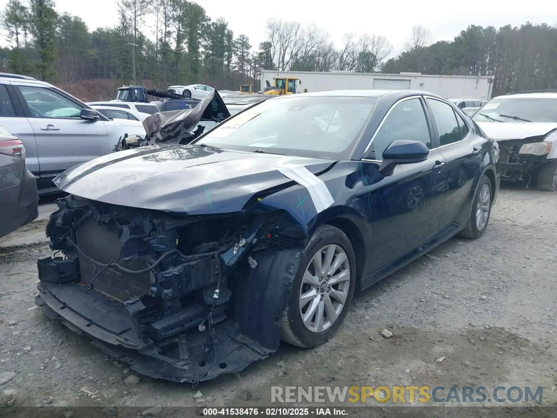 2 Photograph of a damaged car 4T1B11HK2KU793908 TOYOTA CAMRY 2019