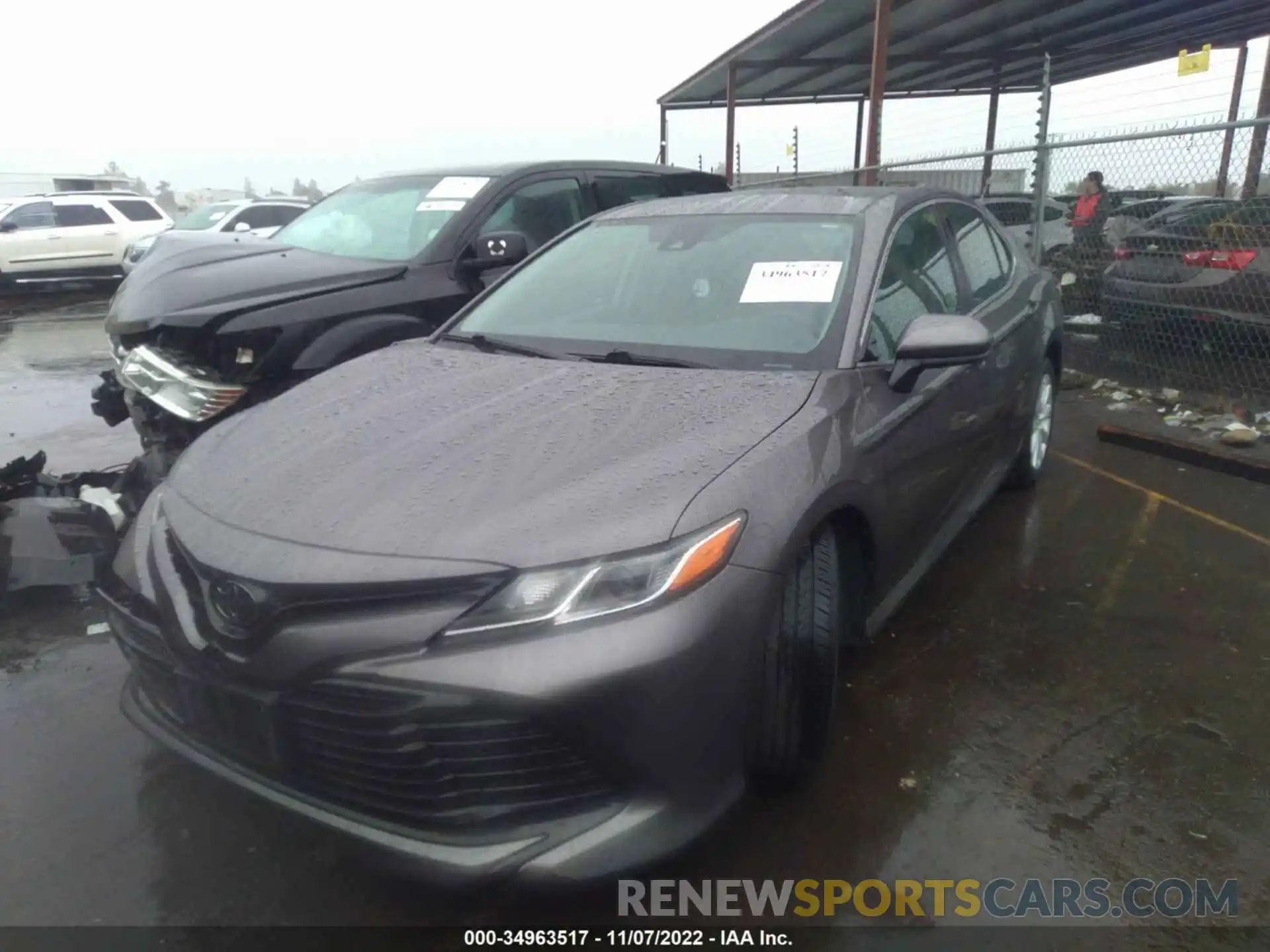 2 Photograph of a damaged car 4T1B11HK2KU795495 TOYOTA CAMRY 2019