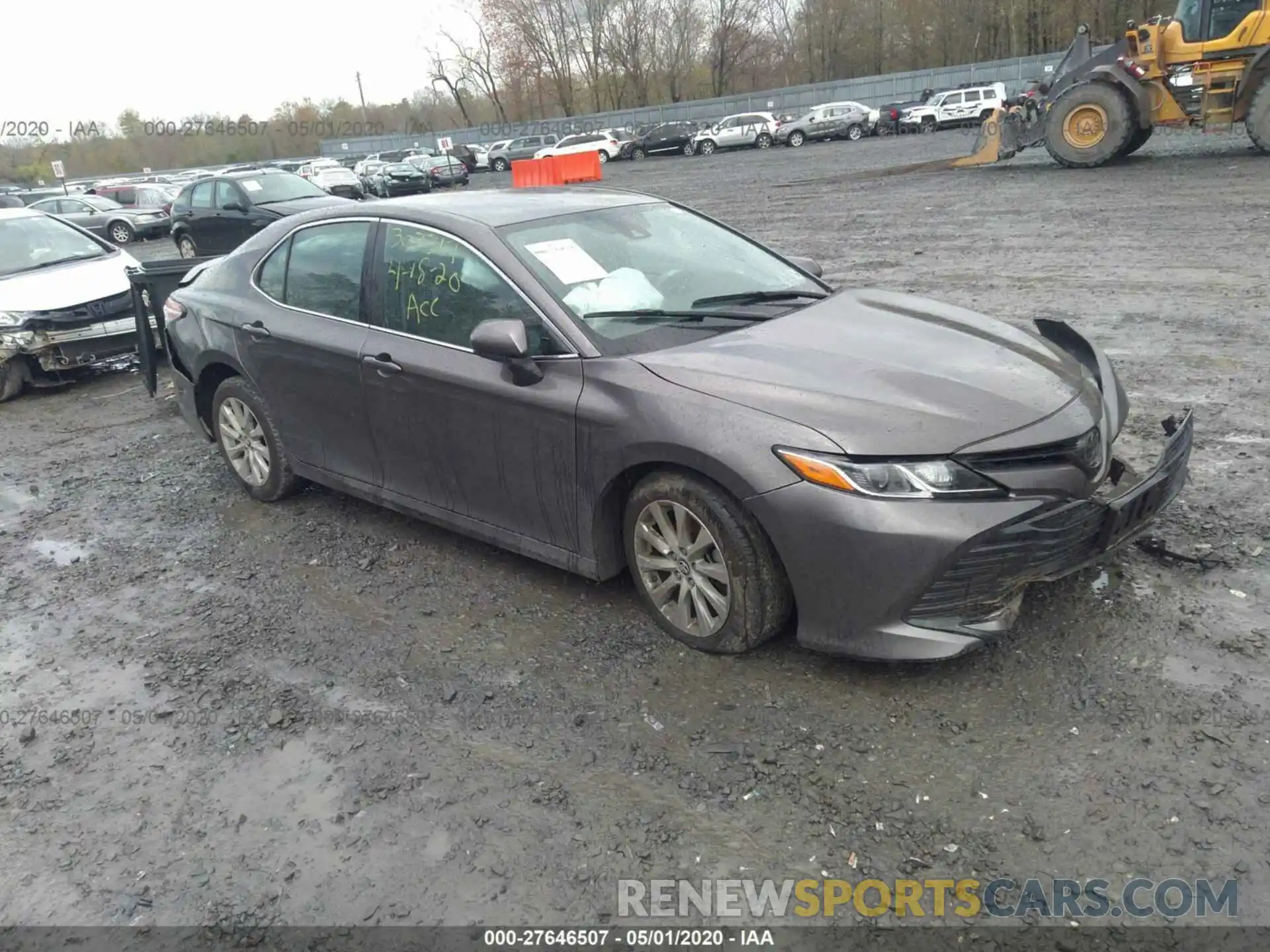 1 Photograph of a damaged car 4T1B11HK2KU803014 TOYOTA CAMRY 2019