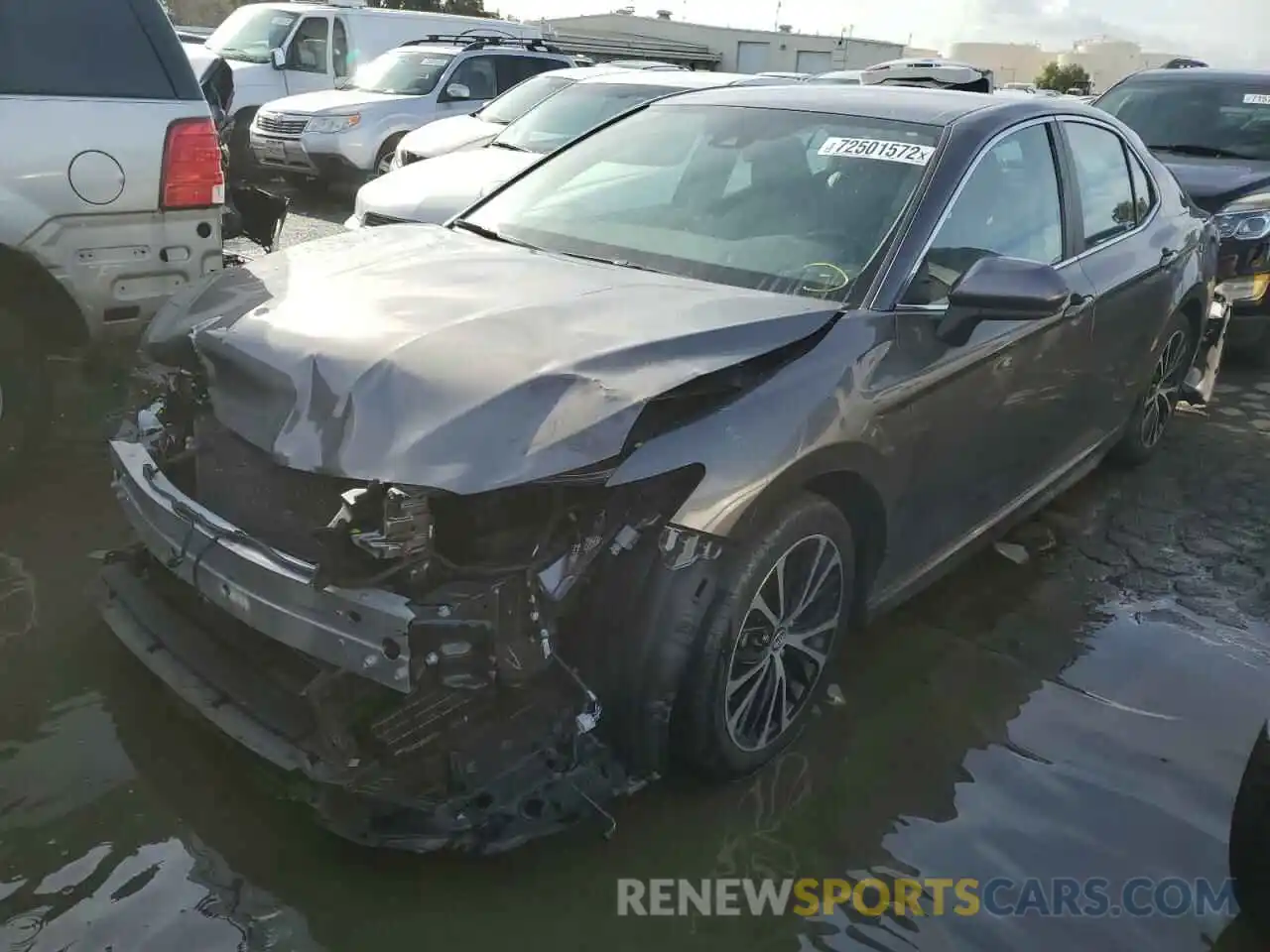 1 Photograph of a damaged car 4T1B11HK2KU805653 TOYOTA CAMRY 2019