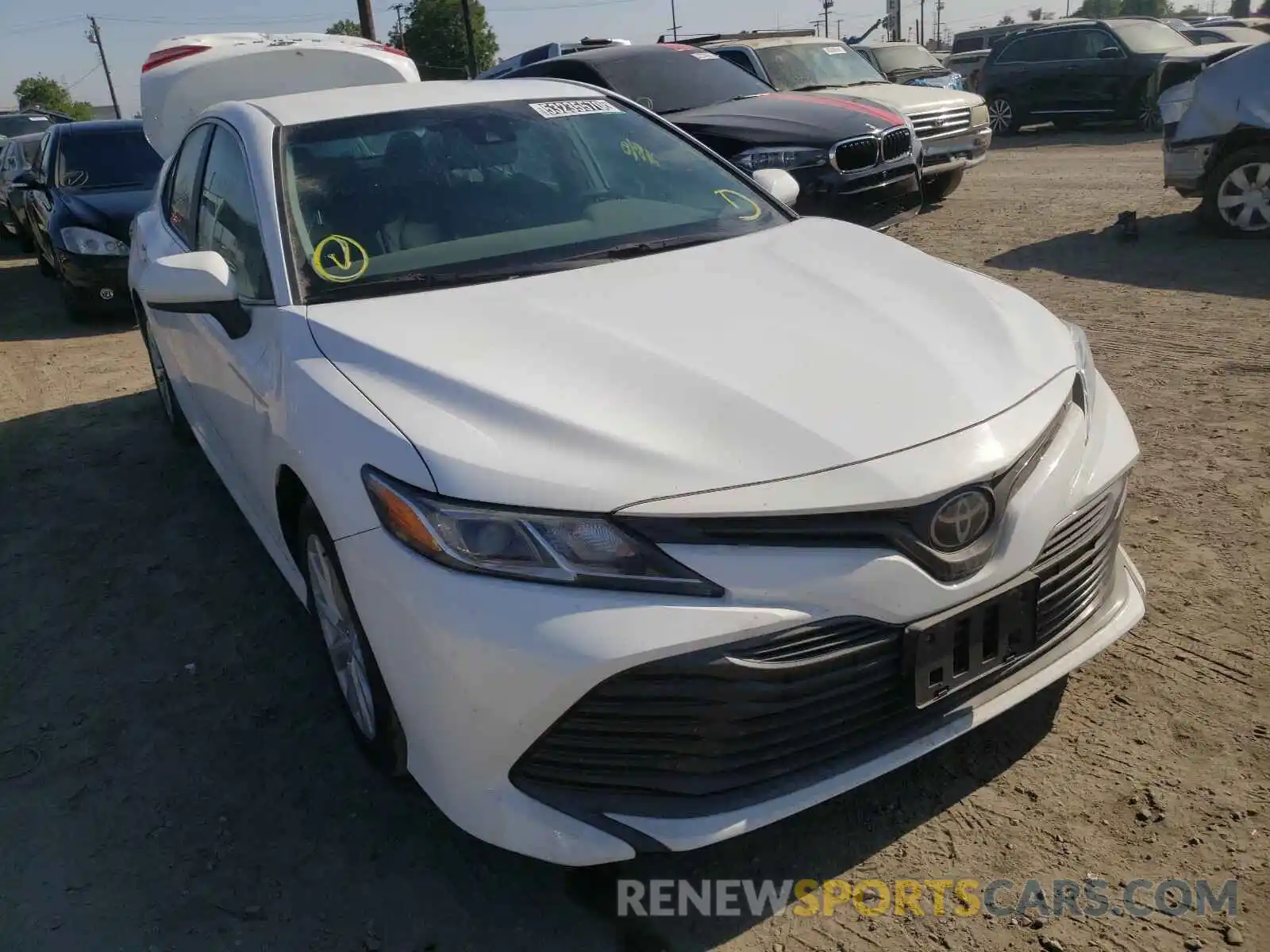 1 Photograph of a damaged car 4T1B11HK2KU807578 TOYOTA CAMRY 2019