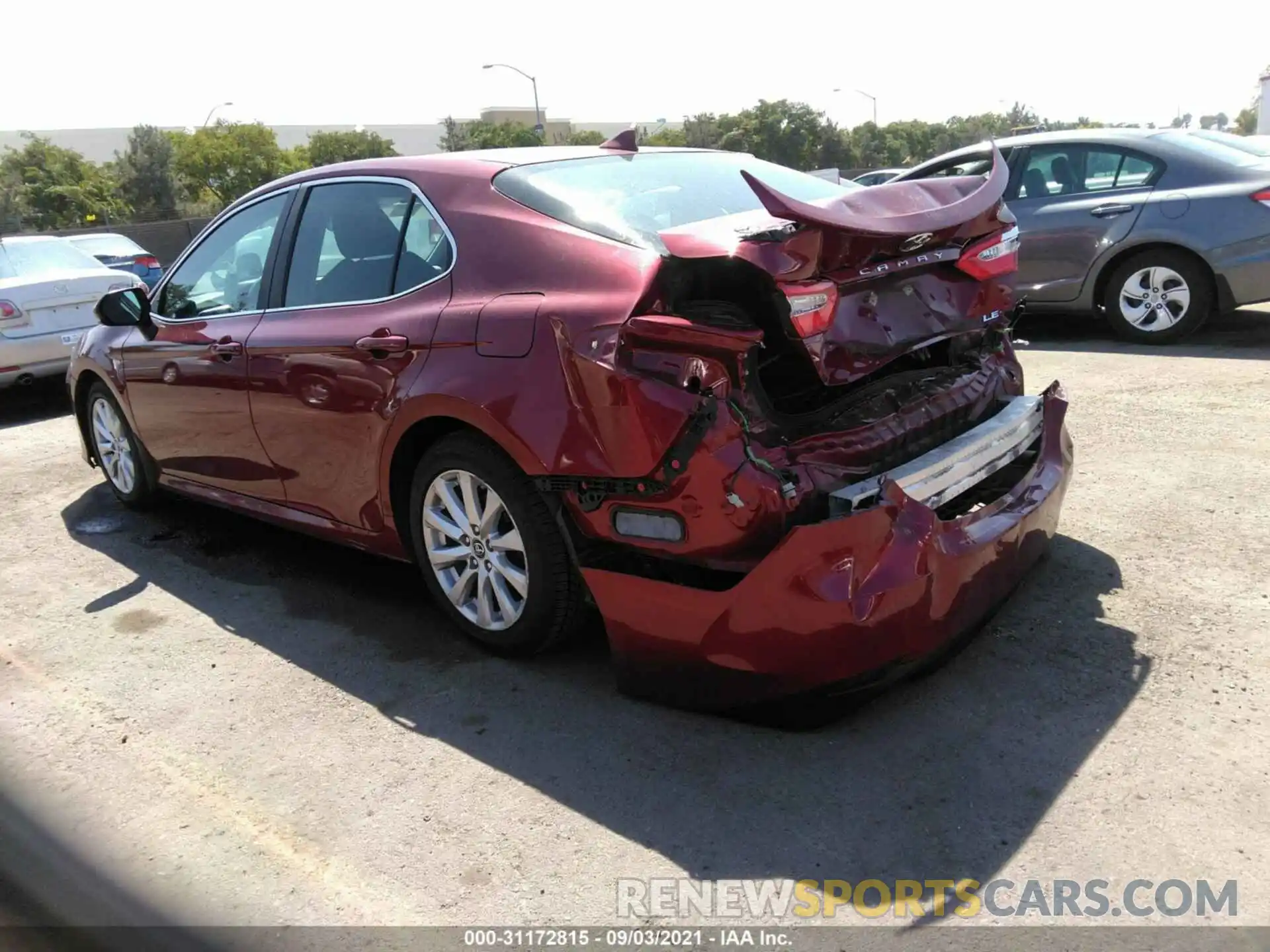 3 Photograph of a damaged car 4T1B11HK2KU810917 TOYOTA CAMRY 2019