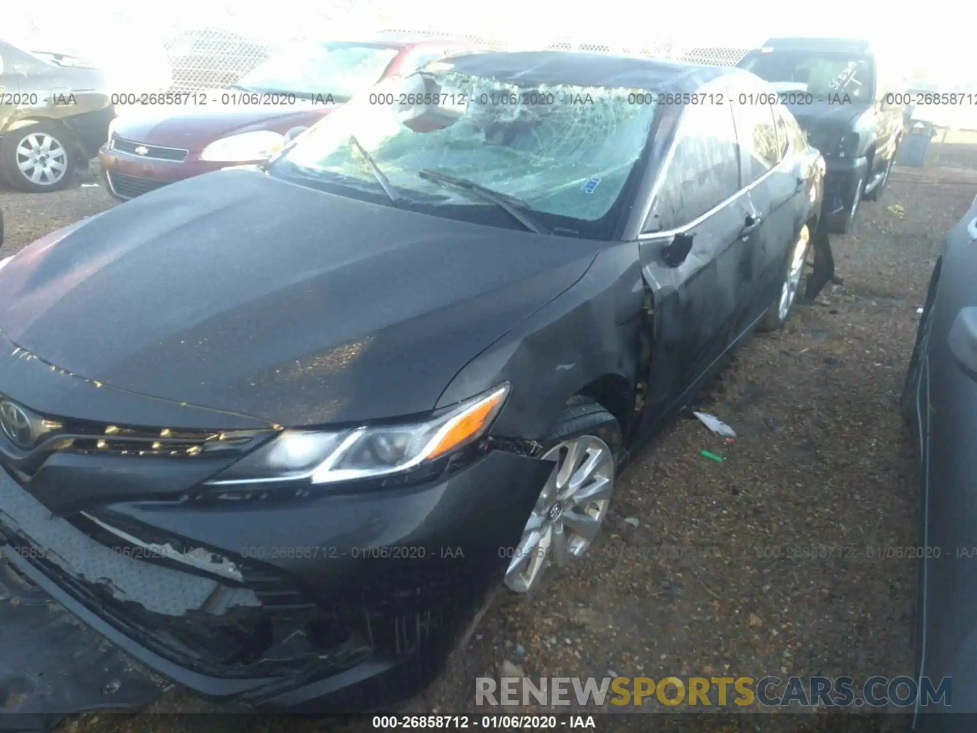 2 Photograph of a damaged car 4T1B11HK2KU812263 TOYOTA CAMRY 2019