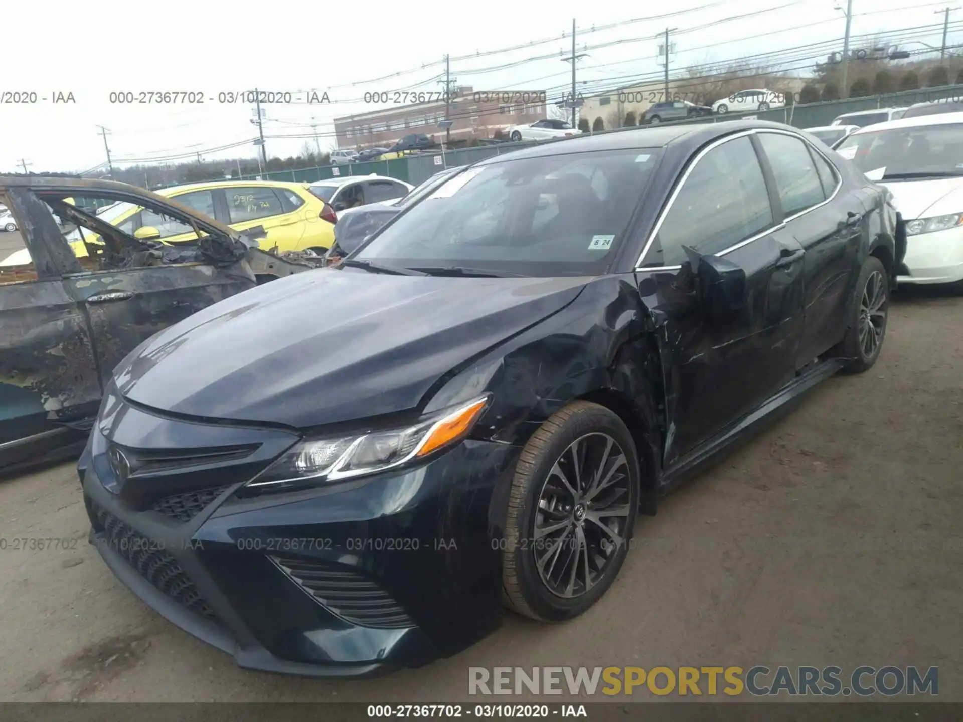 2 Photograph of a damaged car 4T1B11HK2KU813316 TOYOTA CAMRY 2019