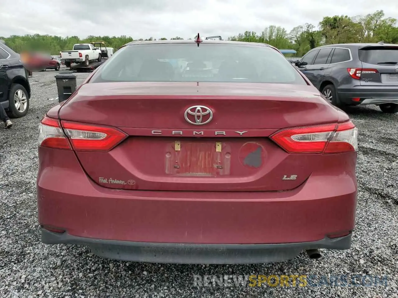 6 Photograph of a damaged car 4T1B11HK2KU819195 TOYOTA CAMRY 2019