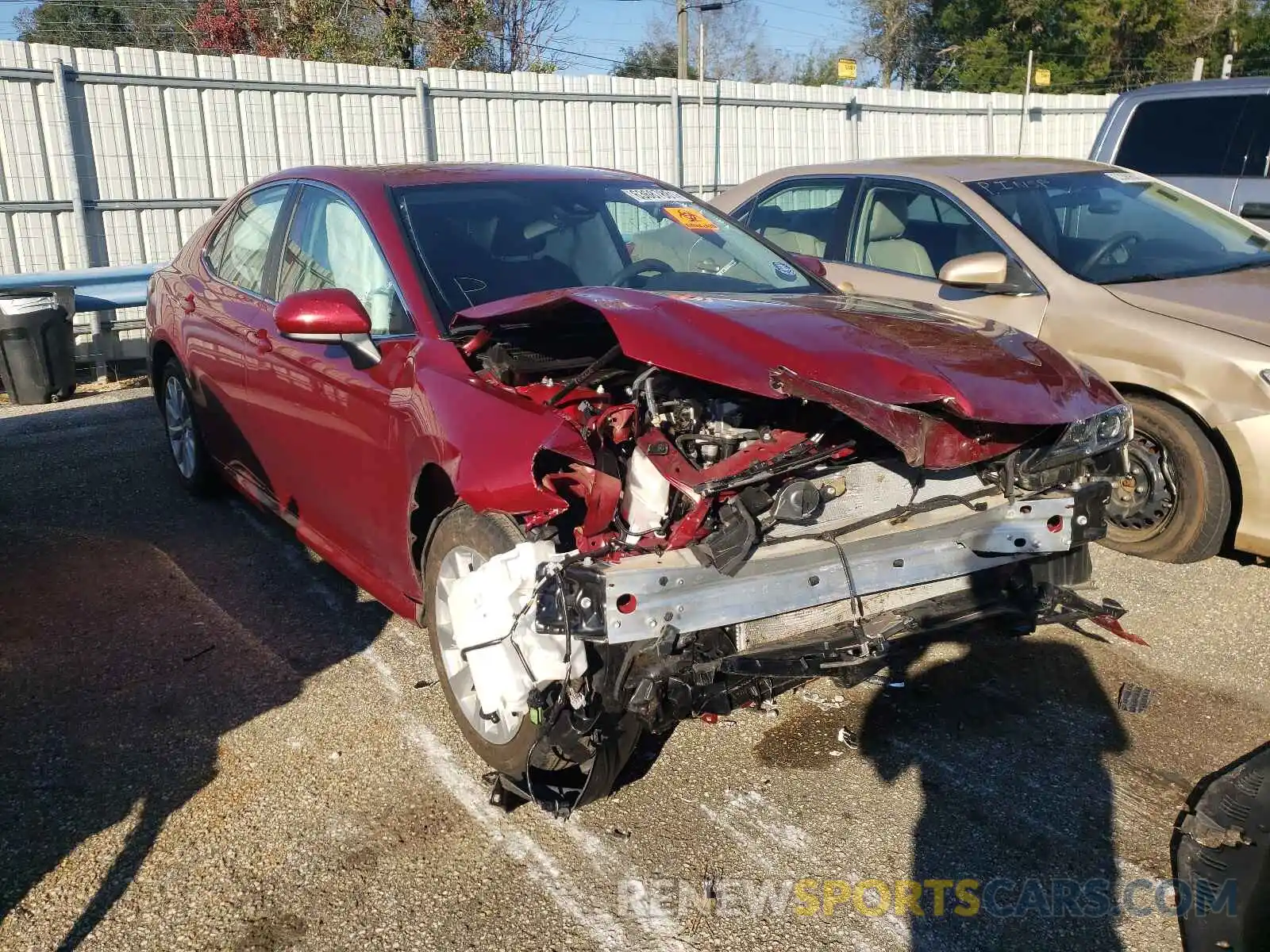 1 Photograph of a damaged car 4T1B11HK2KU823117 TOYOTA CAMRY 2019