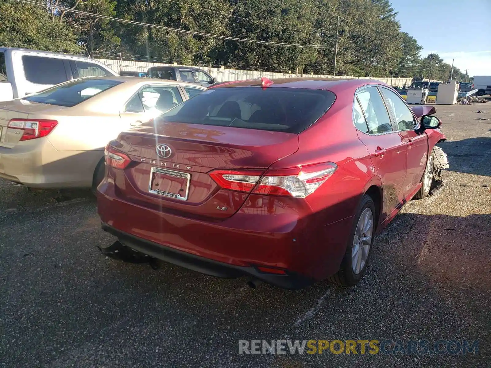 4 Photograph of a damaged car 4T1B11HK2KU823117 TOYOTA CAMRY 2019