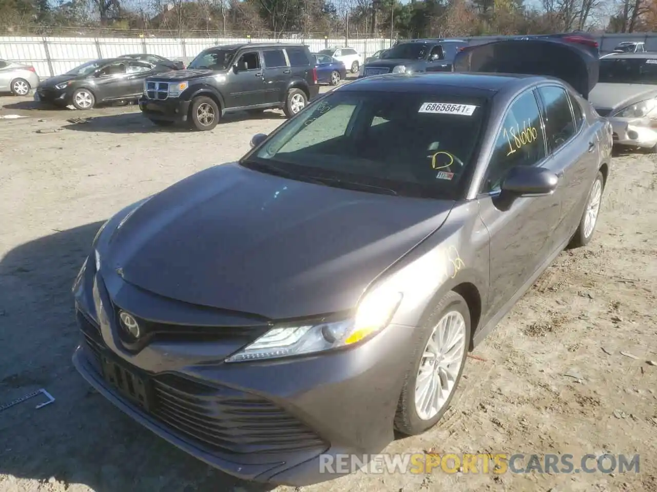 2 Photograph of a damaged car 4T1B11HK2KU837924 TOYOTA CAMRY 2019