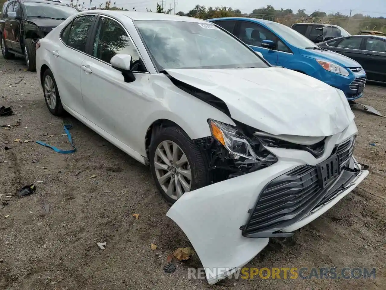 1 Photograph of a damaged car 4T1B11HK2KU846798 TOYOTA CAMRY 2019