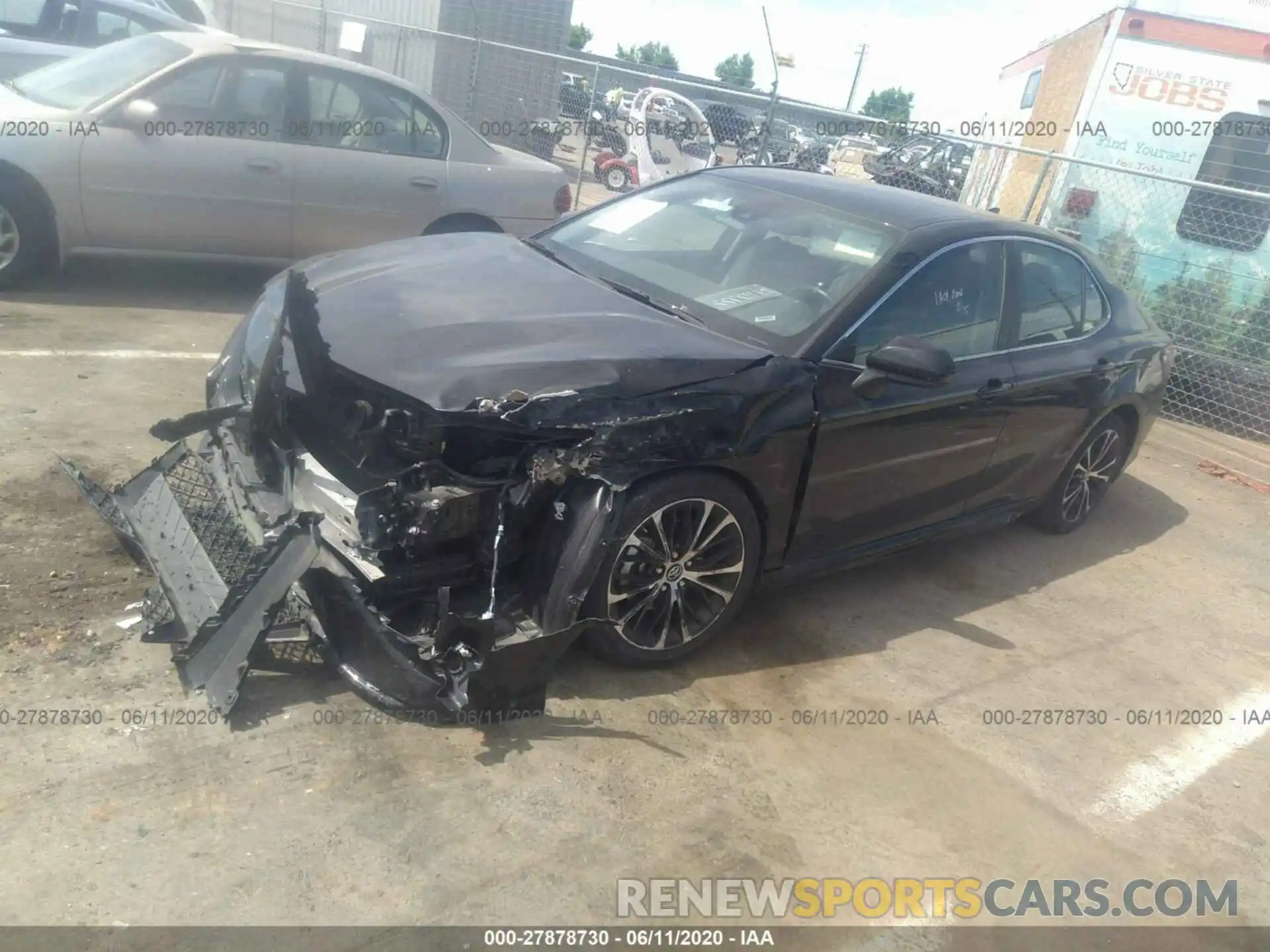 2 Photograph of a damaged car 4T1B11HK3KU161354 TOYOTA CAMRY 2019