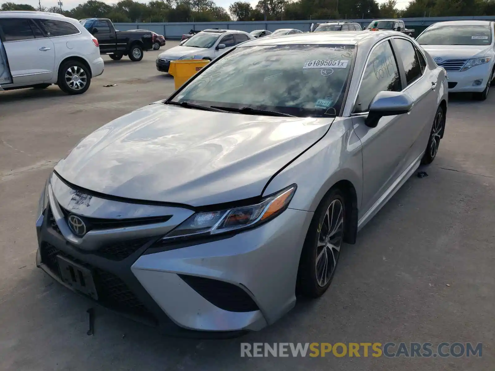 2 Photograph of a damaged car 4T1B11HK3KU161872 TOYOTA CAMRY 2019