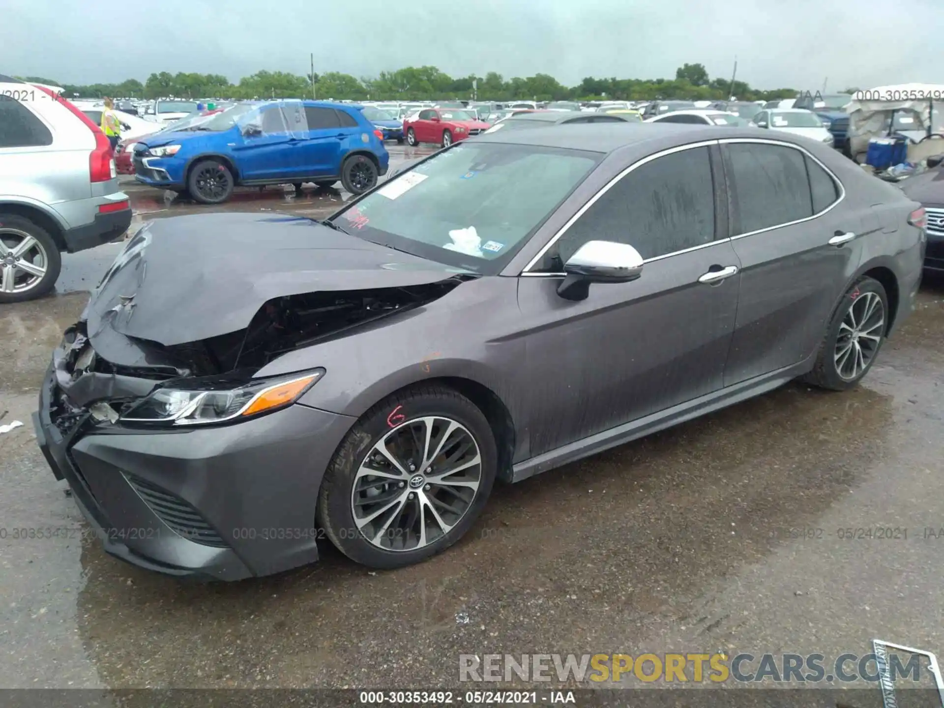 2 Photograph of a damaged car 4T1B11HK3KU164481 TOYOTA CAMRY 2019