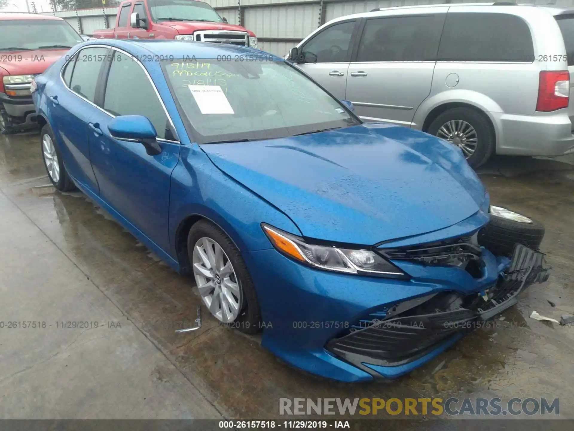 1 Photograph of a damaged car 4T1B11HK3KU164853 TOYOTA CAMRY 2019