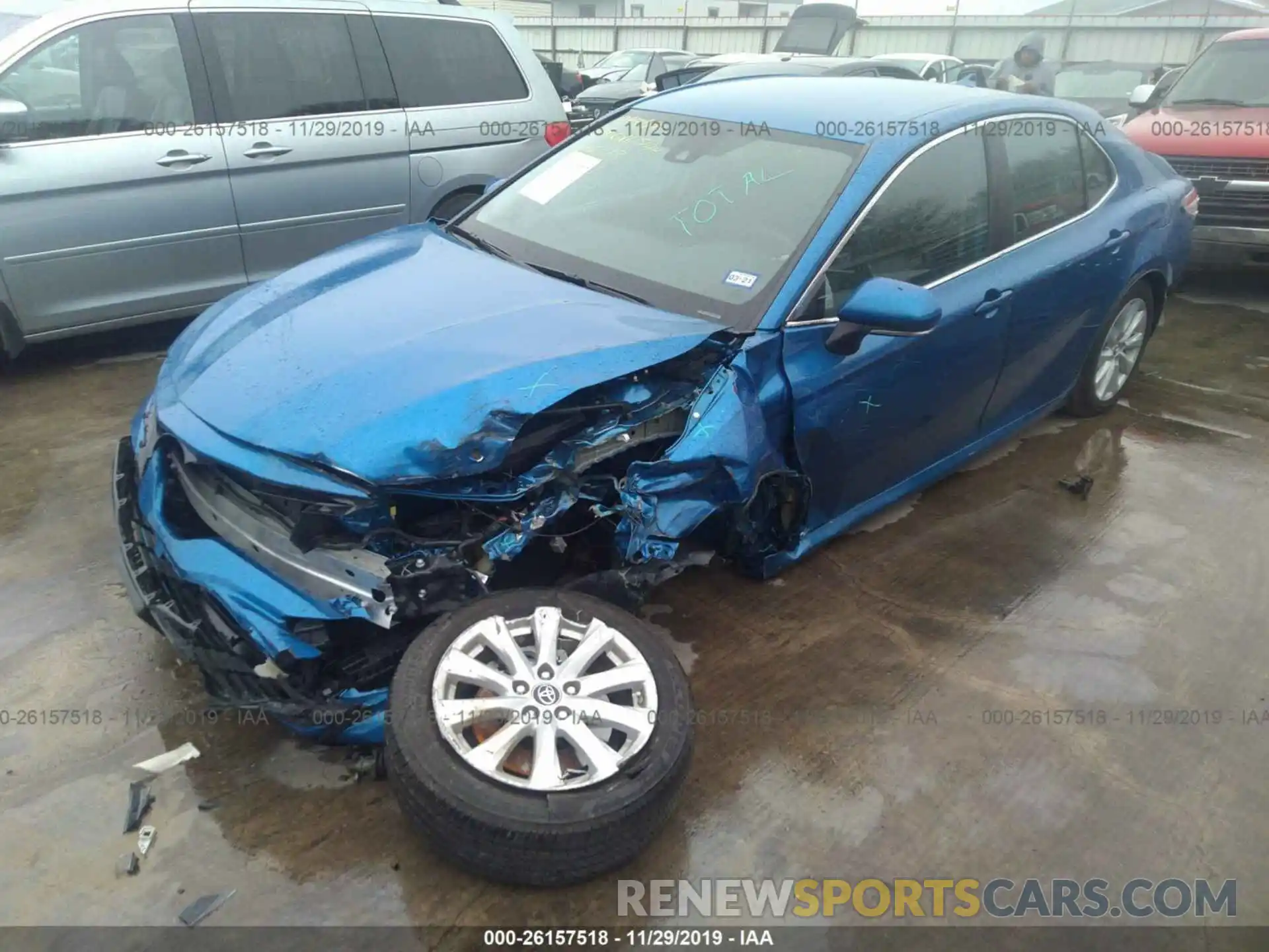 2 Photograph of a damaged car 4T1B11HK3KU164853 TOYOTA CAMRY 2019