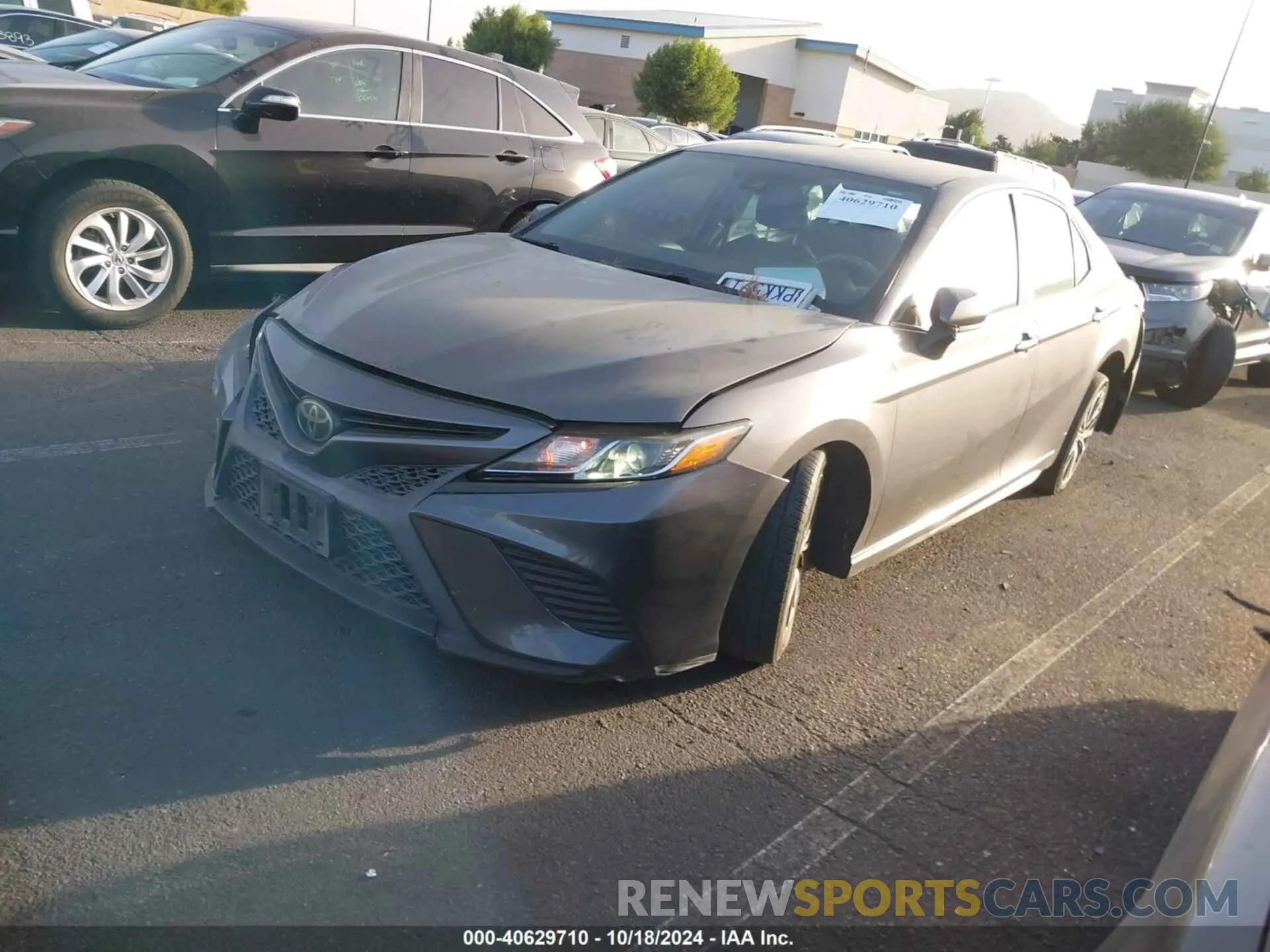 2 Photograph of a damaged car 4T1B11HK3KU166148 TOYOTA CAMRY 2019