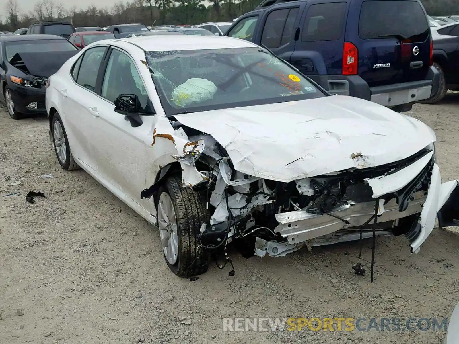 1 Photograph of a damaged car 4T1B11HK3KU168885 TOYOTA CAMRY 2019