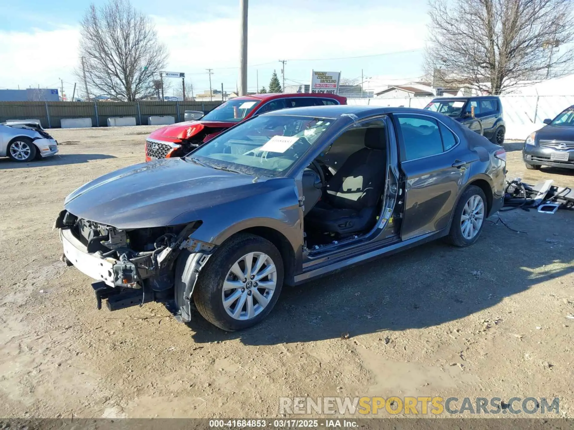 2 Photograph of a damaged car 4T1B11HK3KU172869 TOYOTA CAMRY 2019