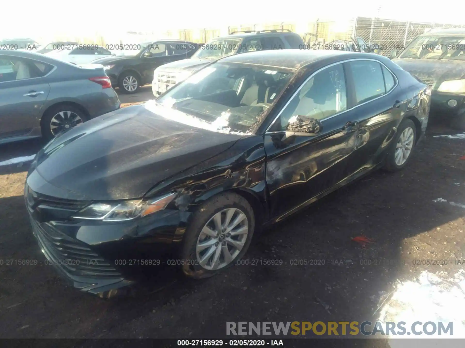 2 Photograph of a damaged car 4T1B11HK3KU180292 TOYOTA CAMRY 2019