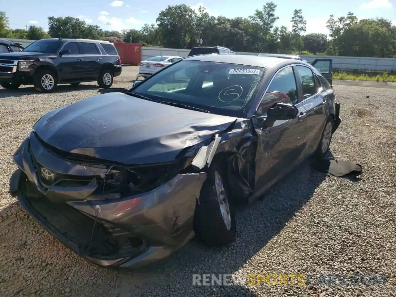 2 Photograph of a damaged car 4T1B11HK3KU180499 TOYOTA CAMRY 2019