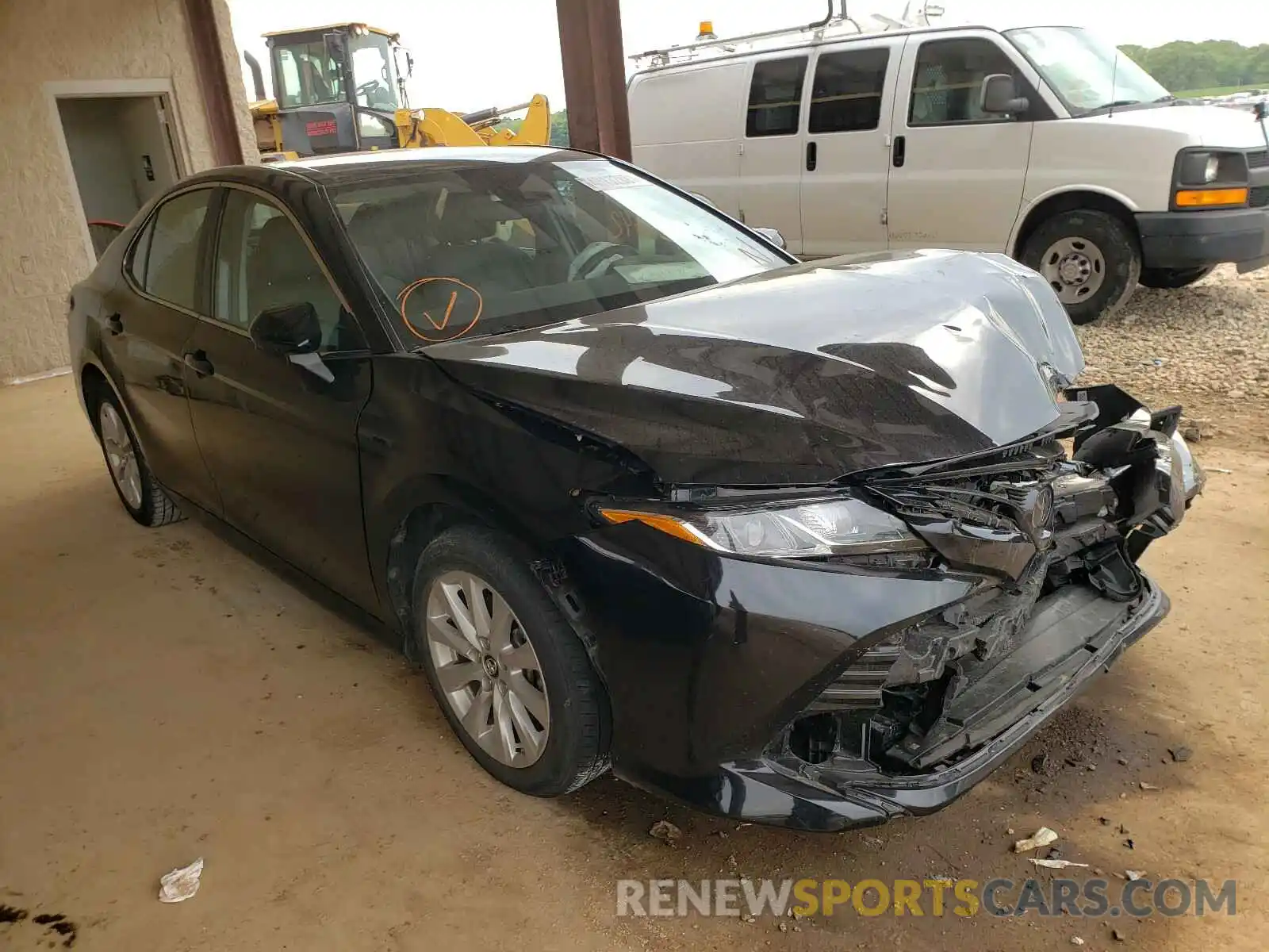 1 Photograph of a damaged car 4T1B11HK3KU181989 TOYOTA CAMRY 2019