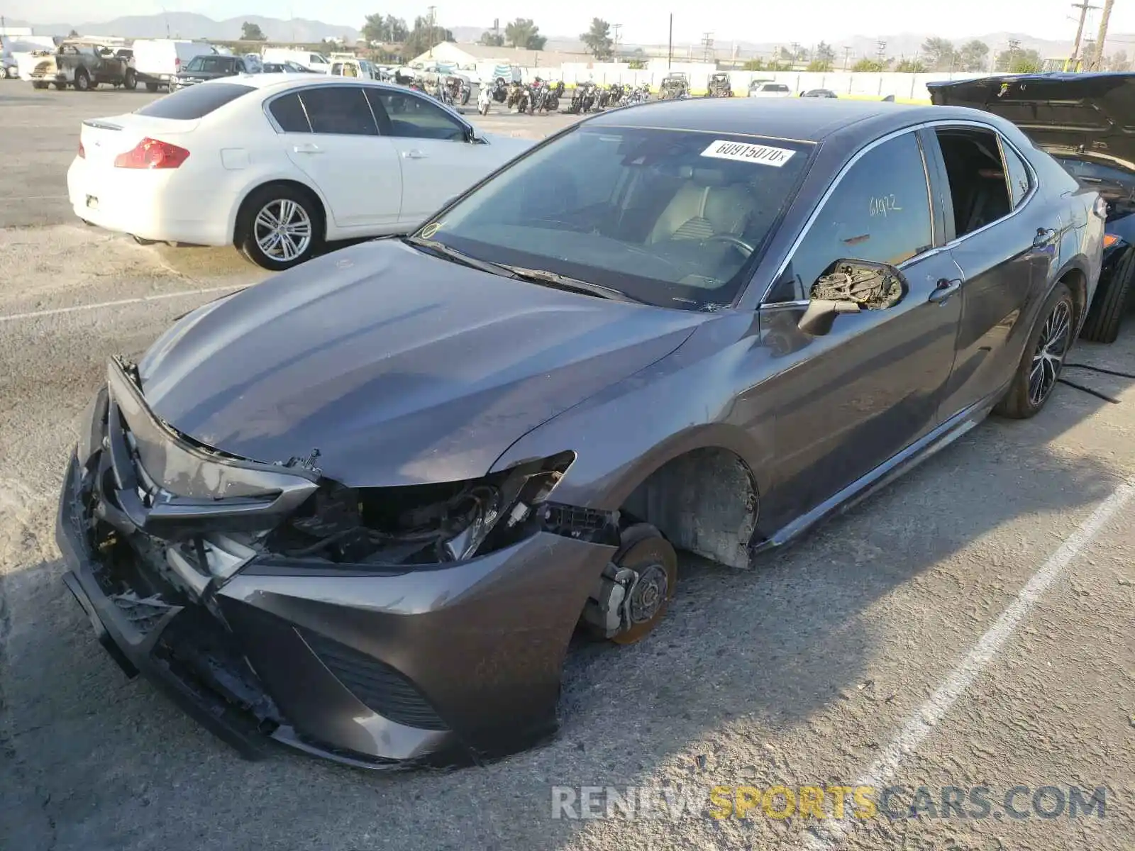 2 Photograph of a damaged car 4T1B11HK3KU189736 TOYOTA CAMRY 2019