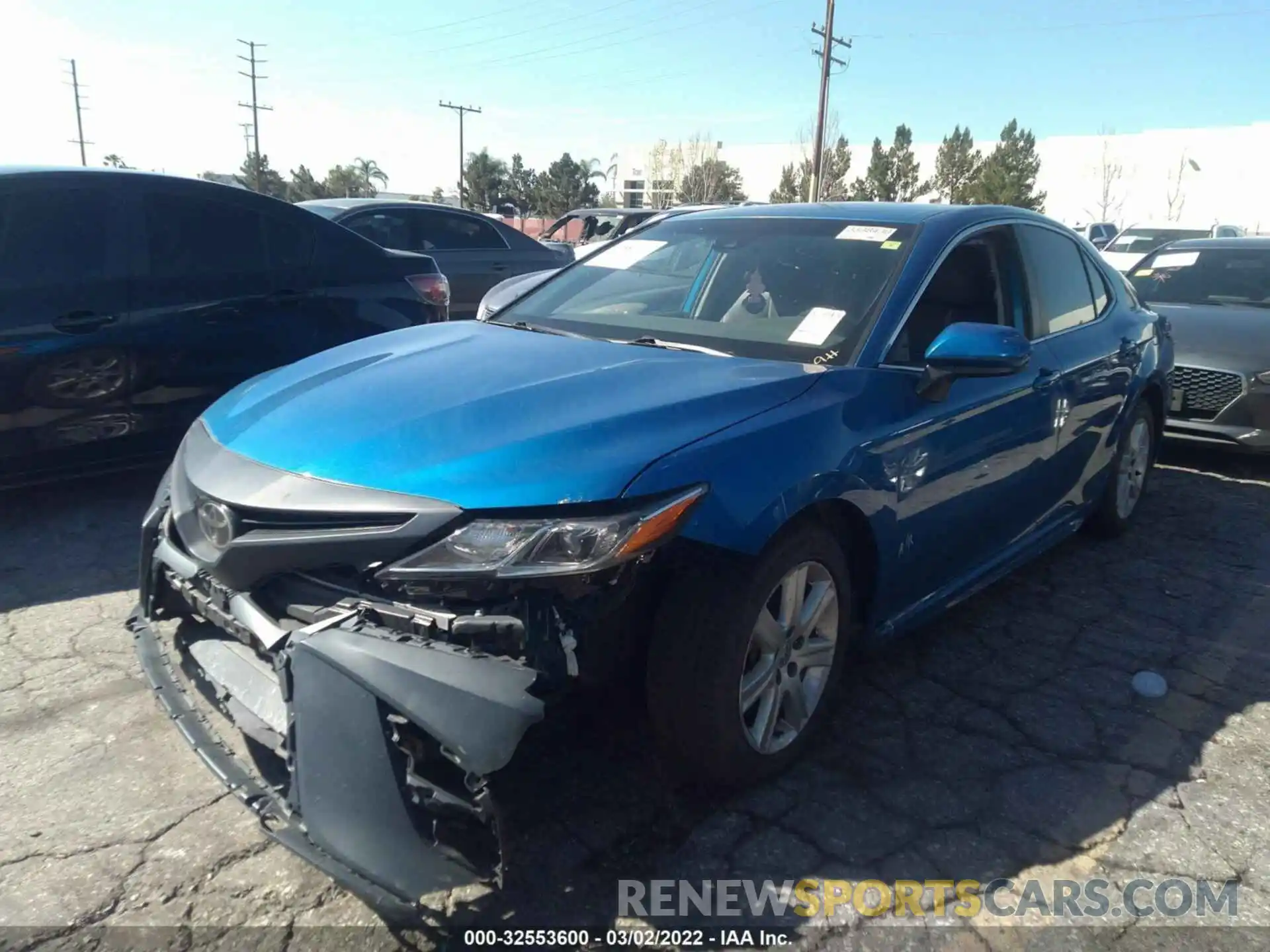 2 Photograph of a damaged car 4T1B11HK3KU193009 TOYOTA CAMRY 2019