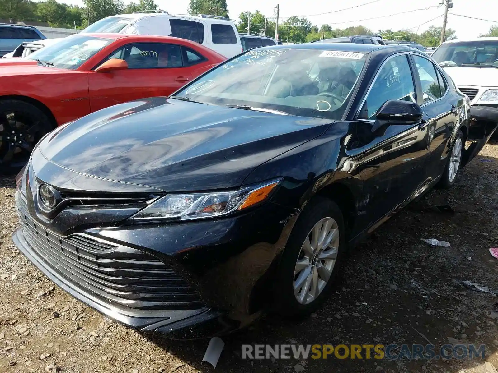 2 Photograph of a damaged car 4T1B11HK3KU195097 TOYOTA CAMRY 2019