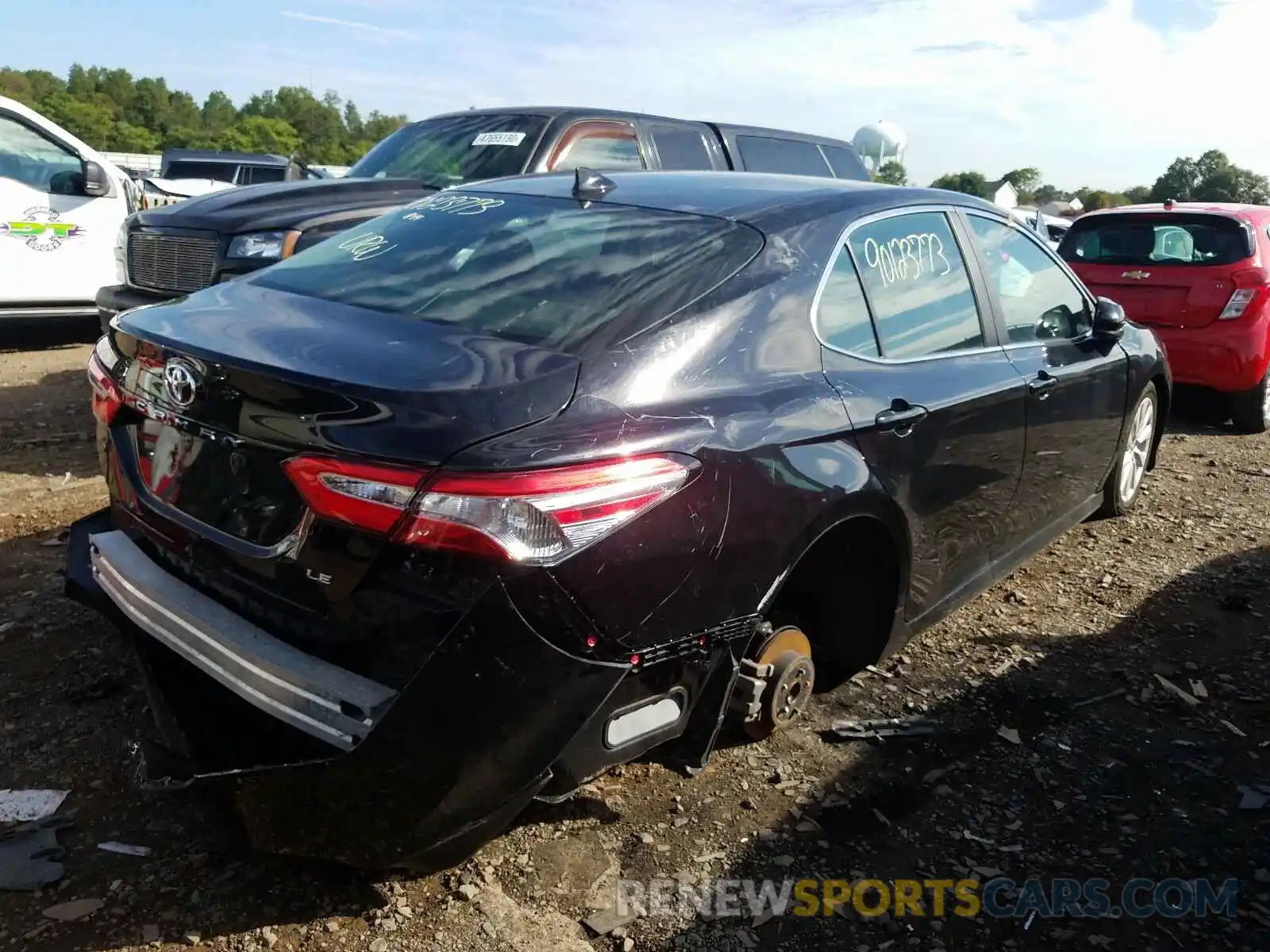 4 Photograph of a damaged car 4T1B11HK3KU195097 TOYOTA CAMRY 2019