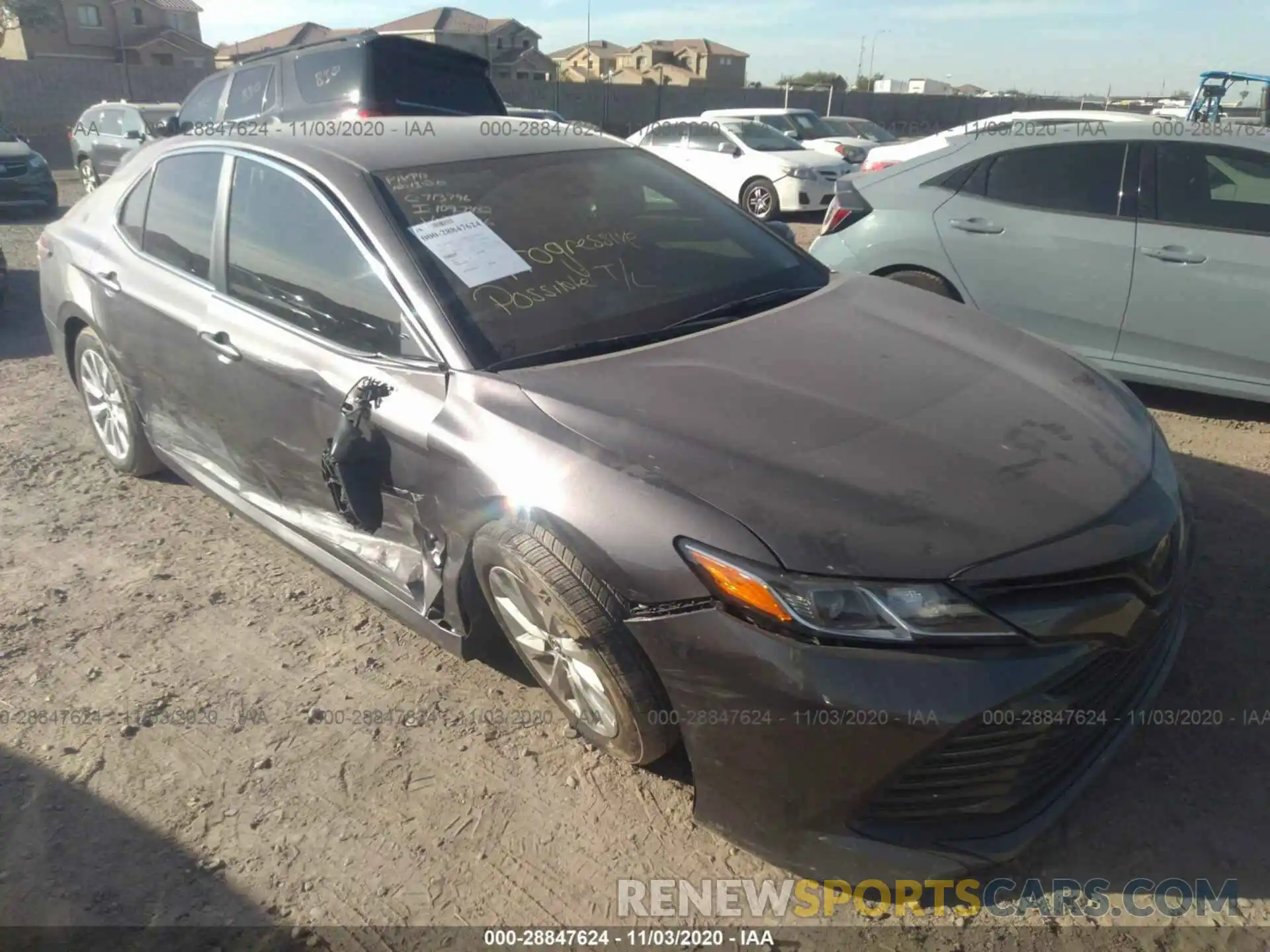 1 Photograph of a damaged car 4T1B11HK3KU200766 TOYOTA CAMRY 2019