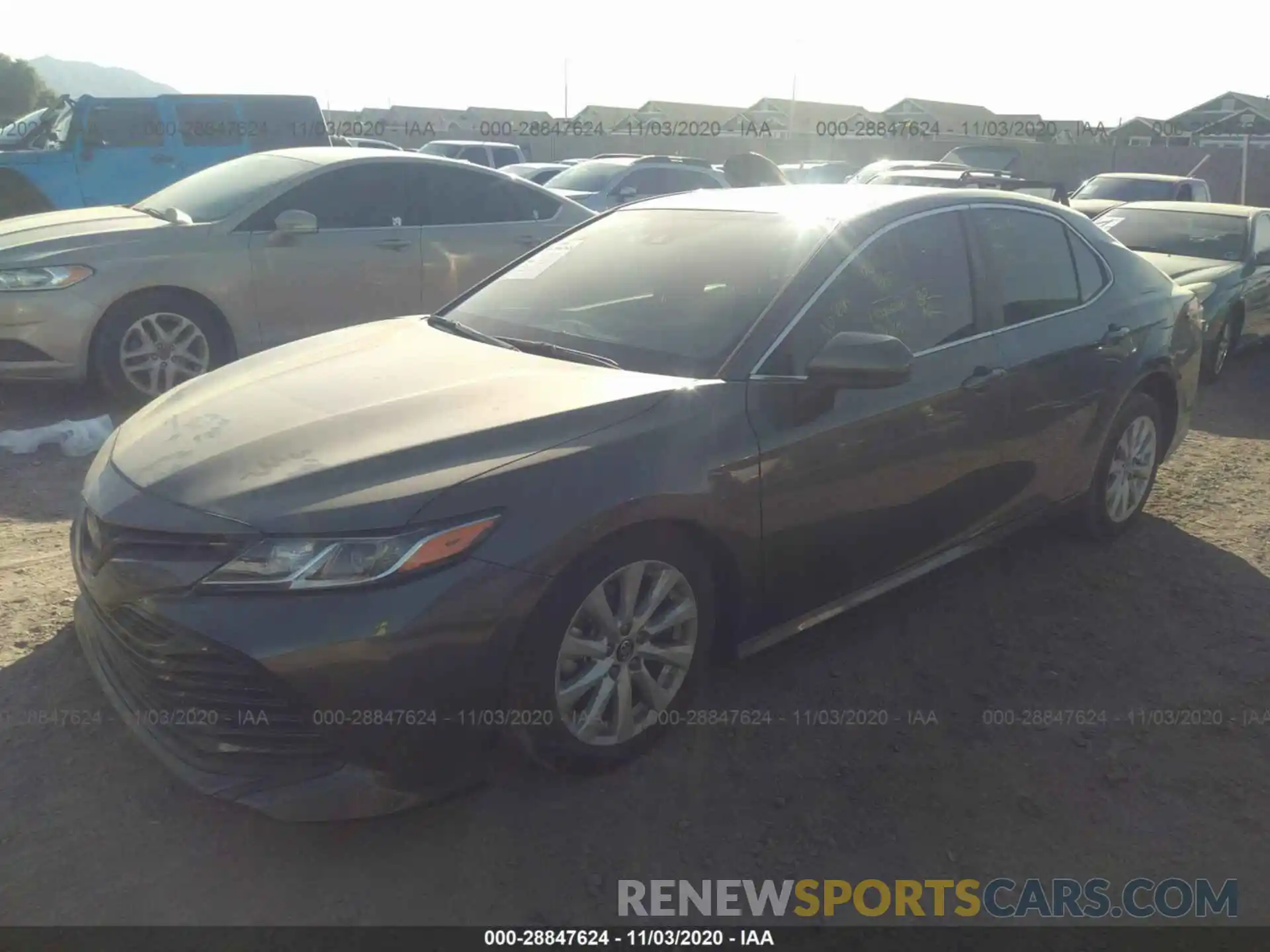 2 Photograph of a damaged car 4T1B11HK3KU200766 TOYOTA CAMRY 2019