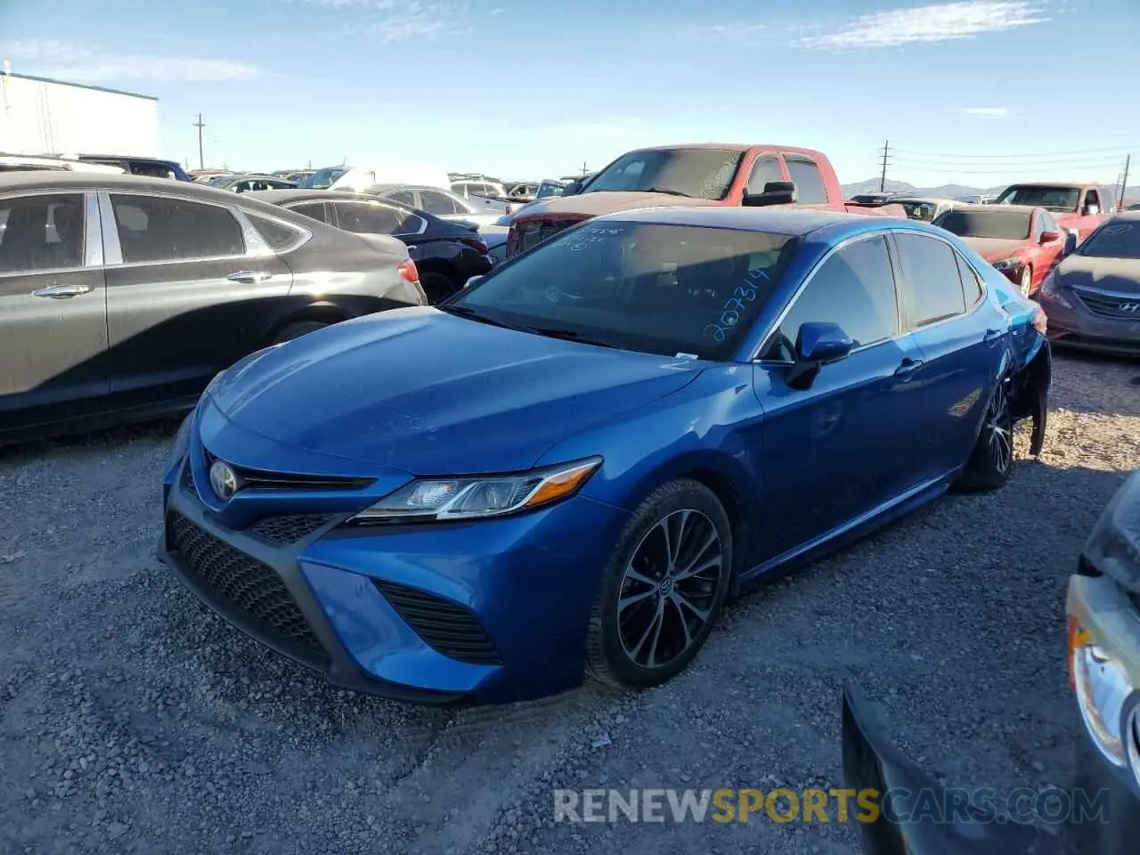 1 Photograph of a damaged car 4T1B11HK3KU207314 TOYOTA CAMRY 2019