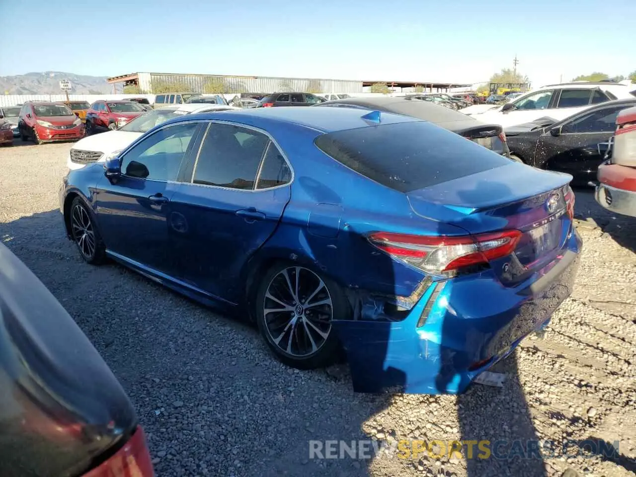2 Photograph of a damaged car 4T1B11HK3KU207314 TOYOTA CAMRY 2019