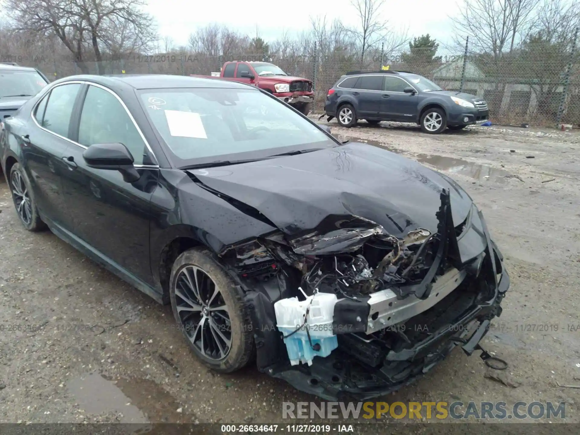 1 Photograph of a damaged car 4T1B11HK3KU212626 TOYOTA CAMRY 2019