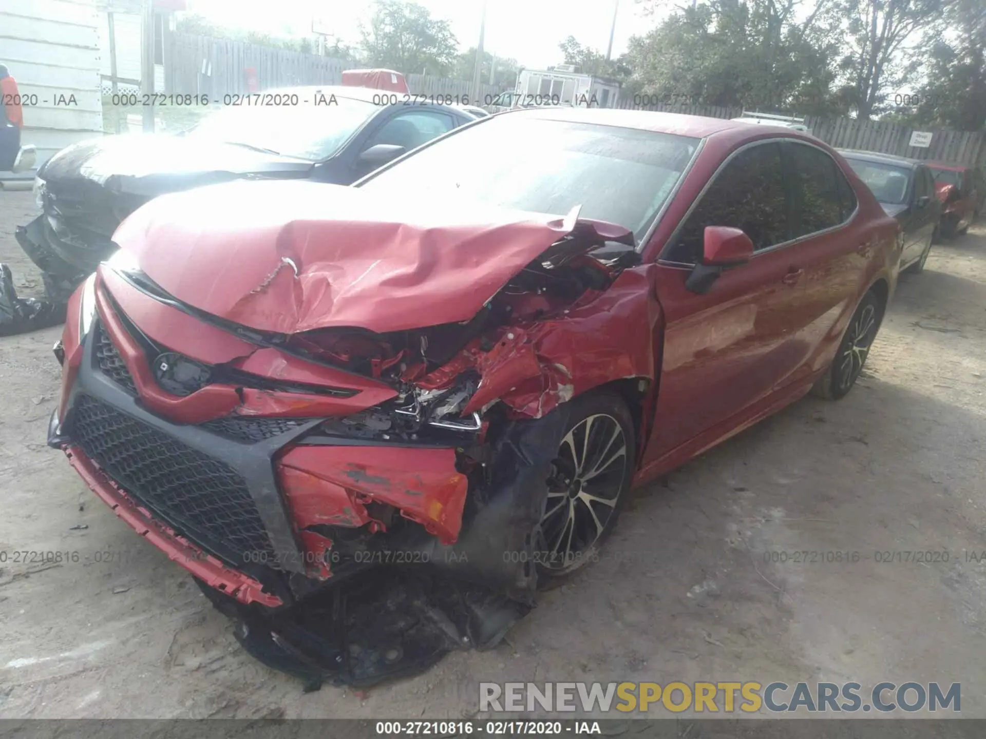 2 Photograph of a damaged car 4T1B11HK3KU218894 TOYOTA CAMRY 2019