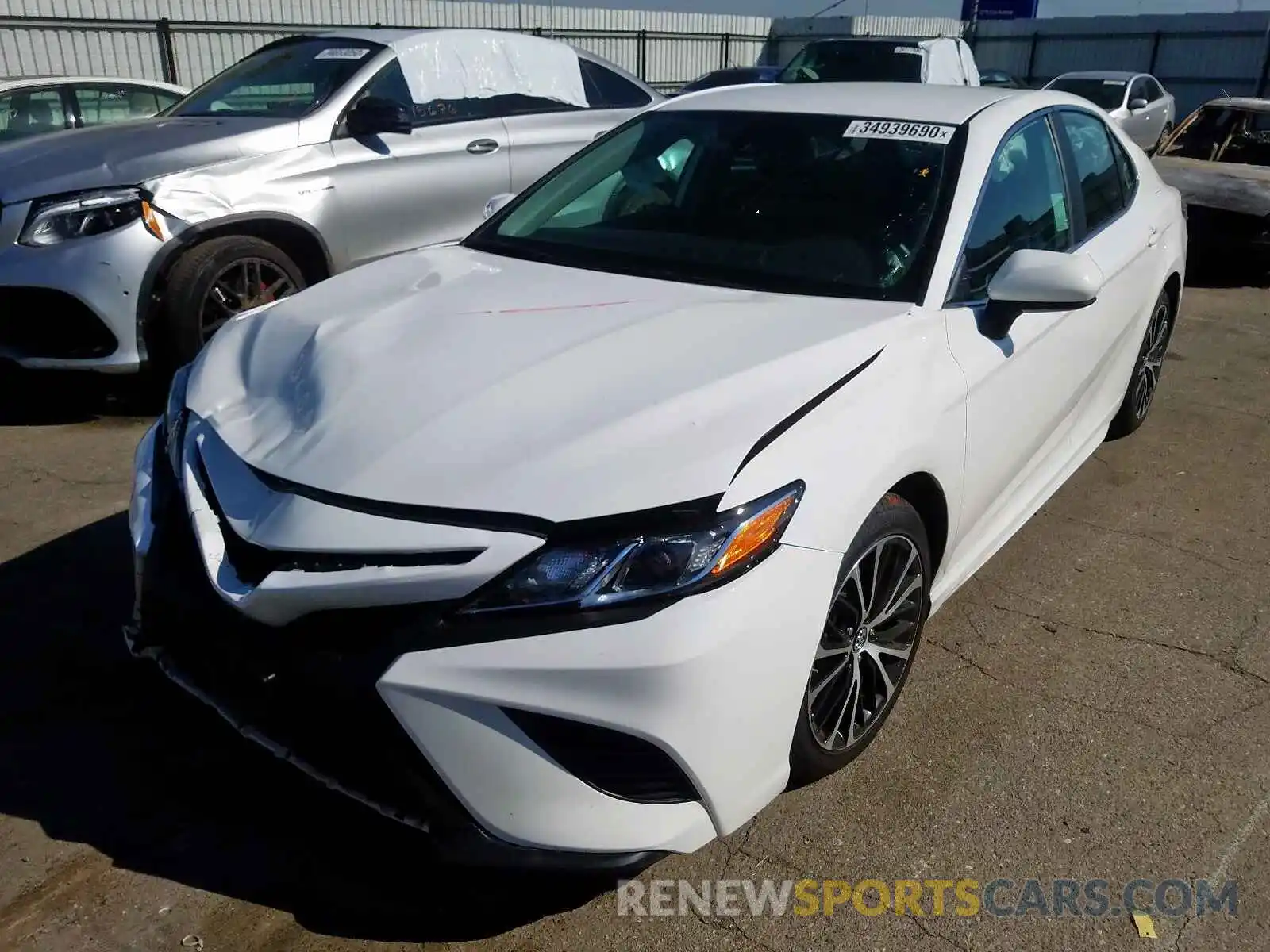 2 Photograph of a damaged car 4T1B11HK3KU218992 TOYOTA CAMRY 2019