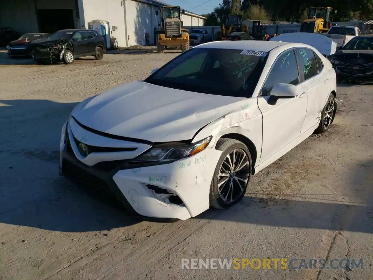 2 Photograph of a damaged car 4T1B11HK3KU224971 TOYOTA CAMRY 2019