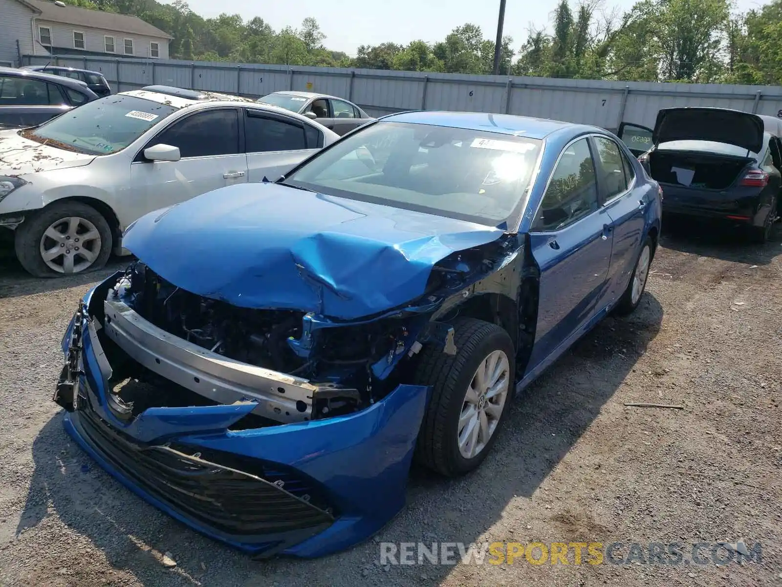 2 Photograph of a damaged car 4T1B11HK3KU225859 TOYOTA CAMRY 2019