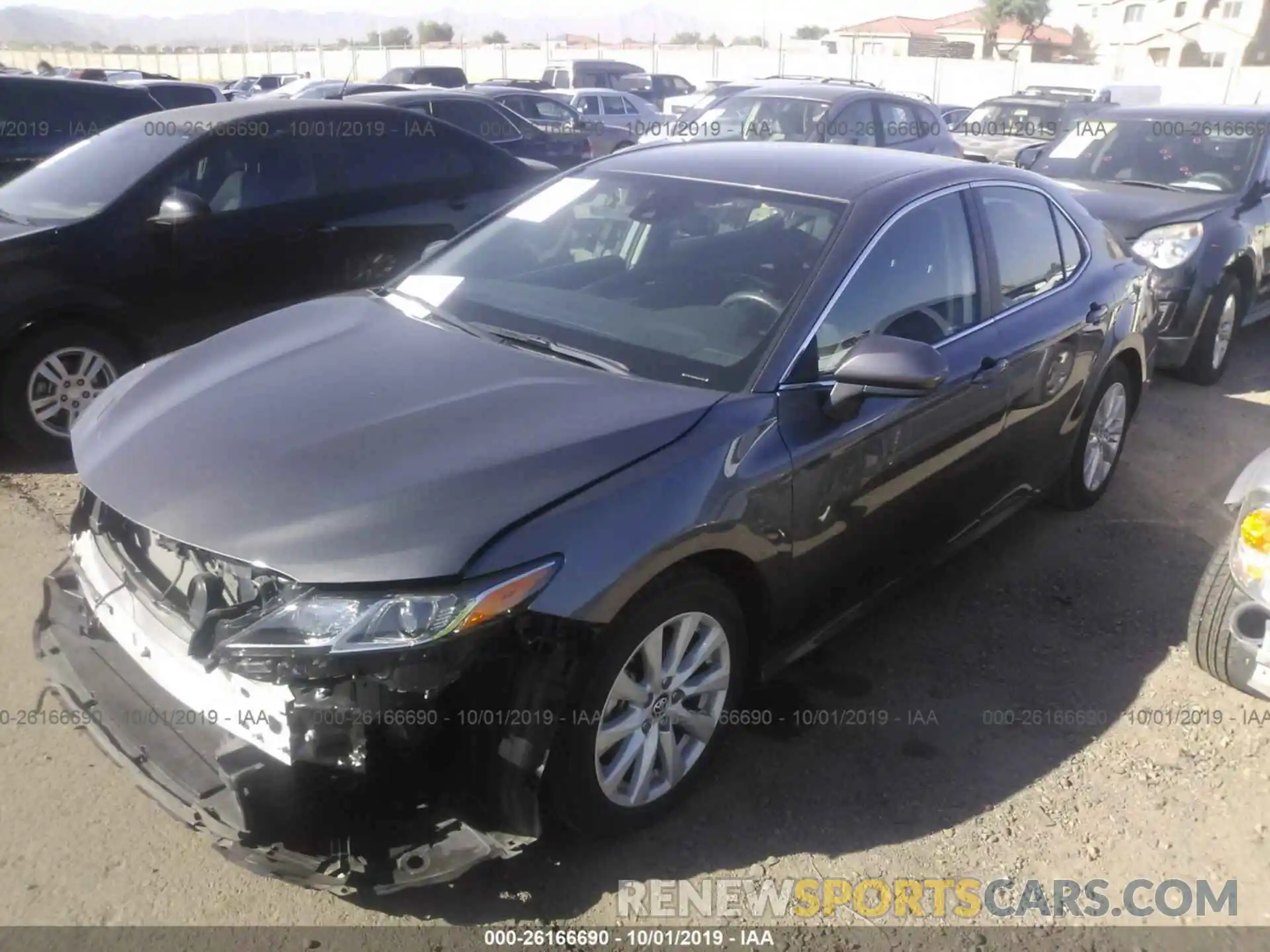 2 Photograph of a damaged car 4T1B11HK3KU227062 TOYOTA CAMRY 2019