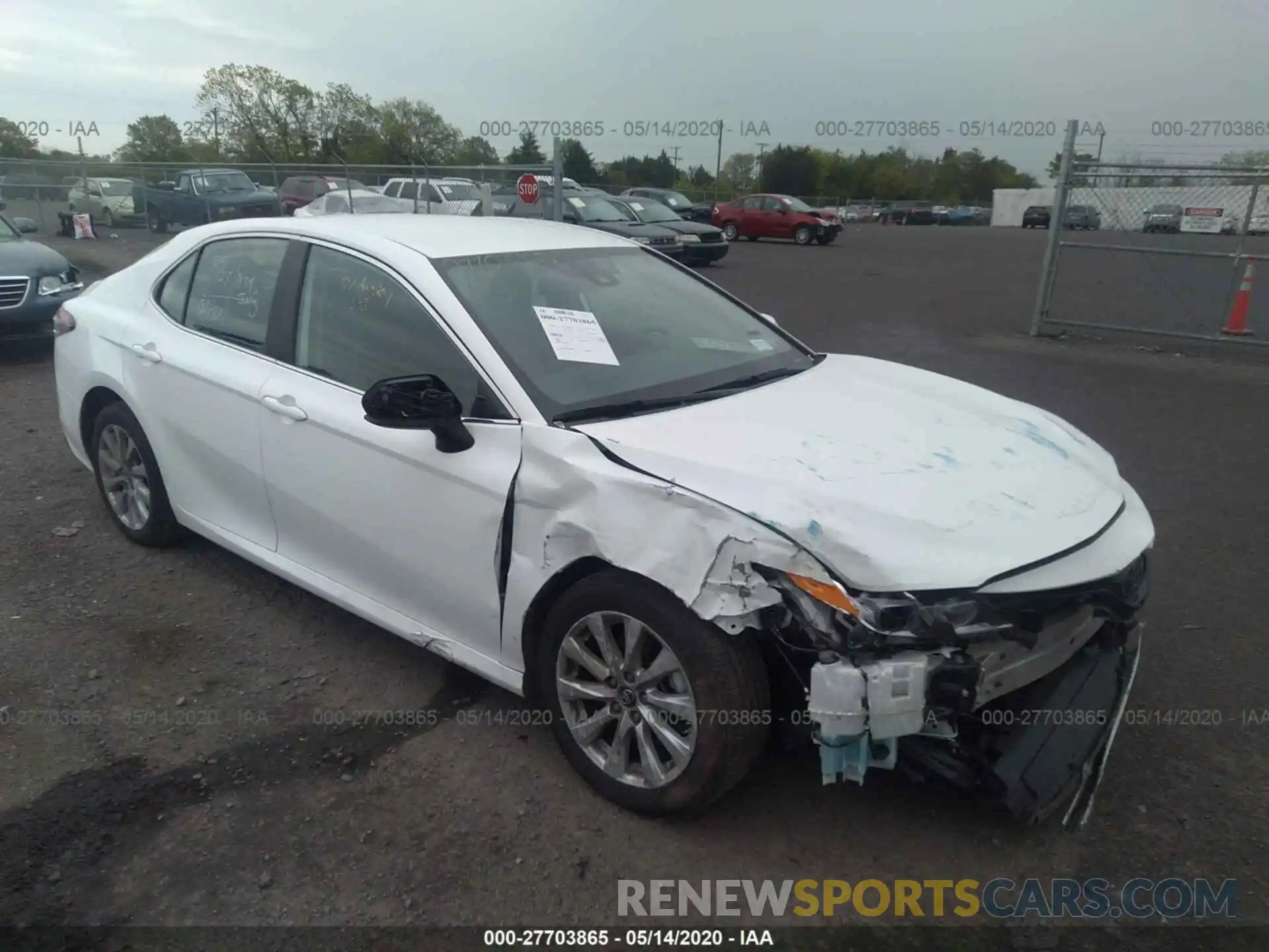 1 Photograph of a damaged car 4T1B11HK3KU227935 TOYOTA CAMRY 2019