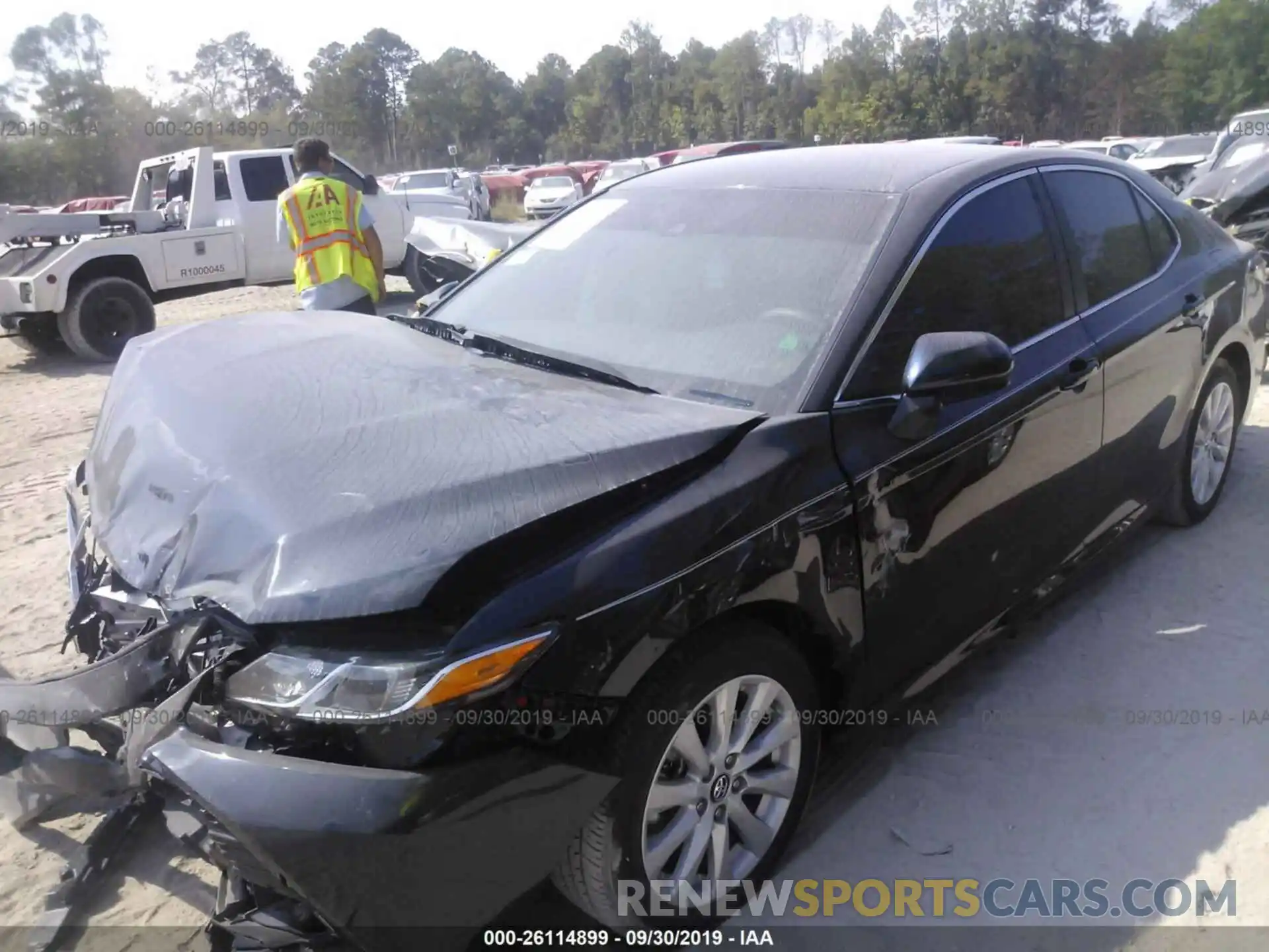 2 Photograph of a damaged car 4T1B11HK3KU233895 TOYOTA CAMRY 2019