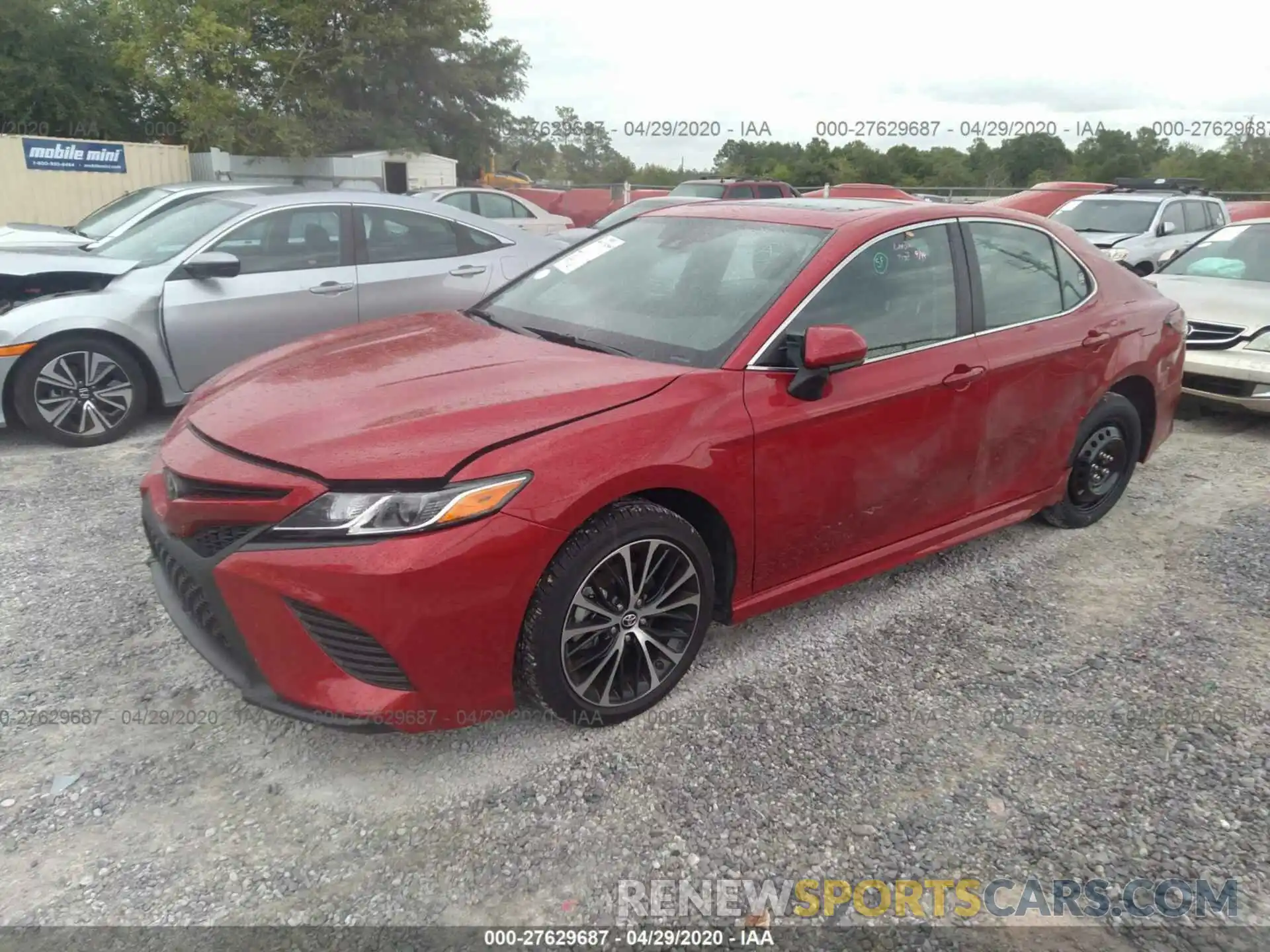 2 Photograph of a damaged car 4T1B11HK3KU234299 TOYOTA CAMRY 2019