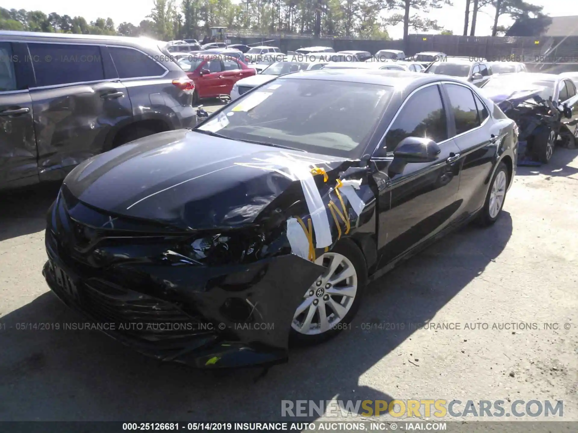 2 Photograph of a damaged car 4T1B11HK3KU235839 TOYOTA CAMRY 2019