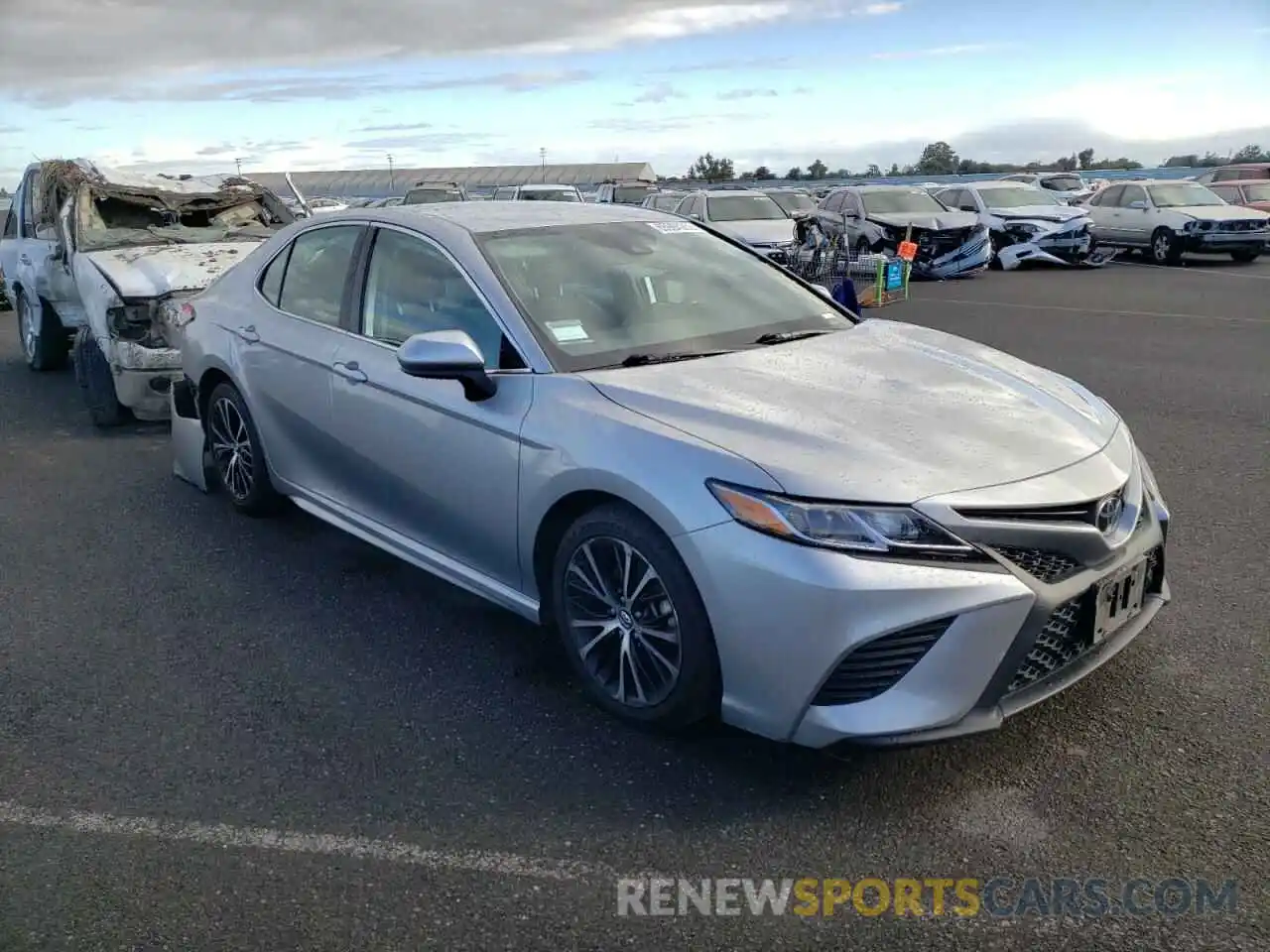 1 Photograph of a damaged car 4T1B11HK3KU241494 TOYOTA CAMRY 2019