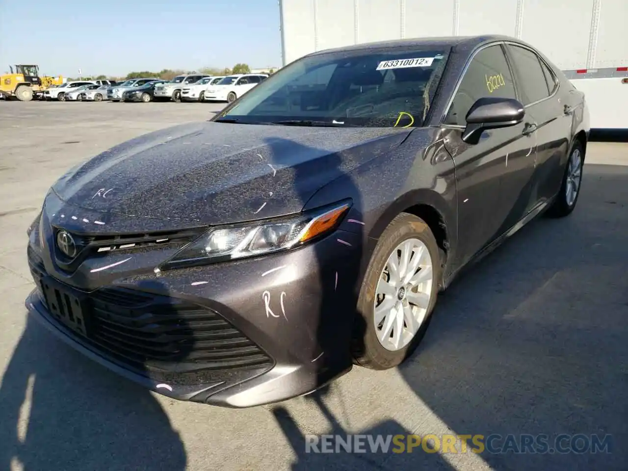 2 Photograph of a damaged car 4T1B11HK3KU242063 TOYOTA CAMRY 2019