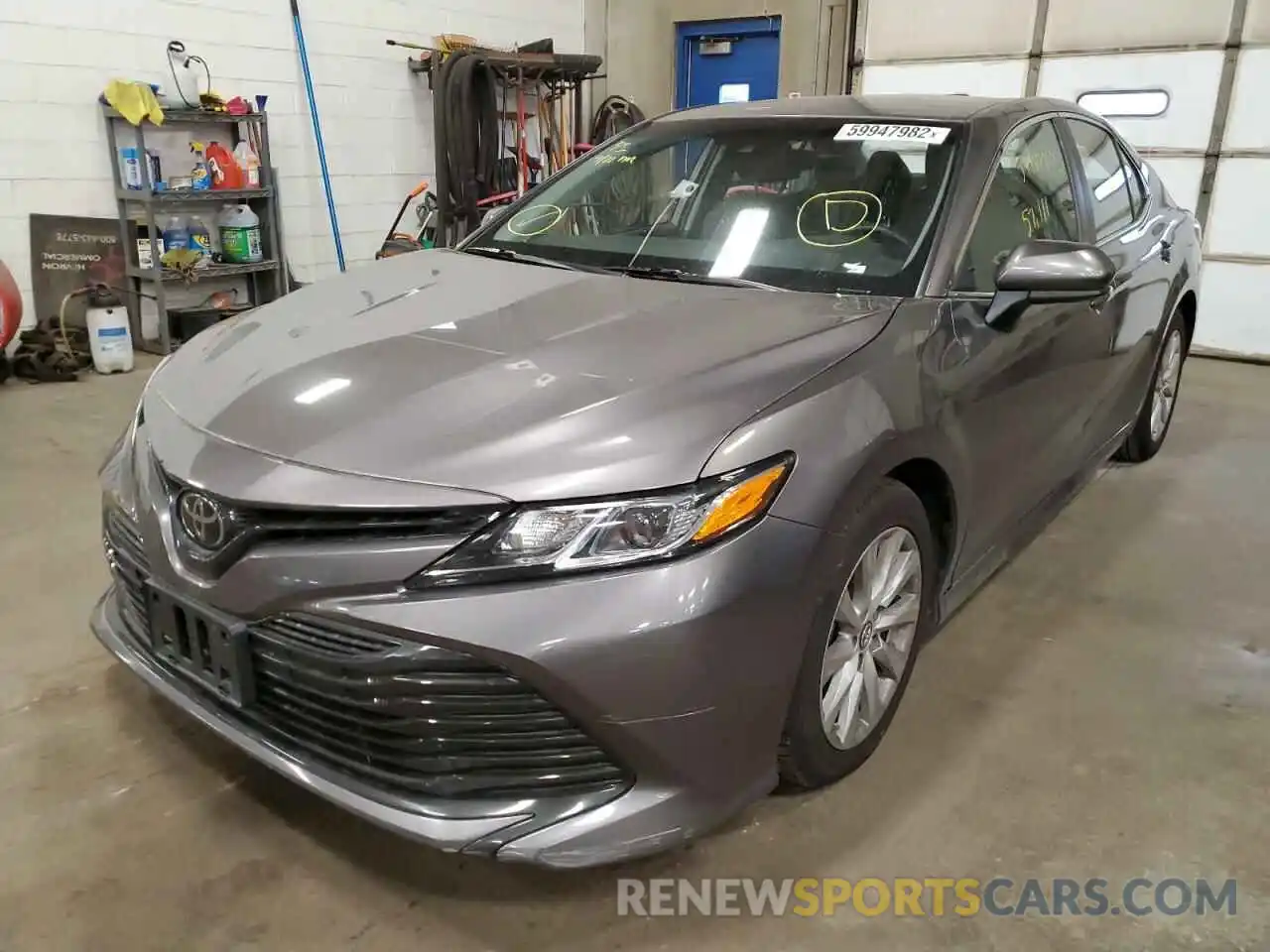 2 Photograph of a damaged car 4T1B11HK3KU243682 TOYOTA CAMRY 2019